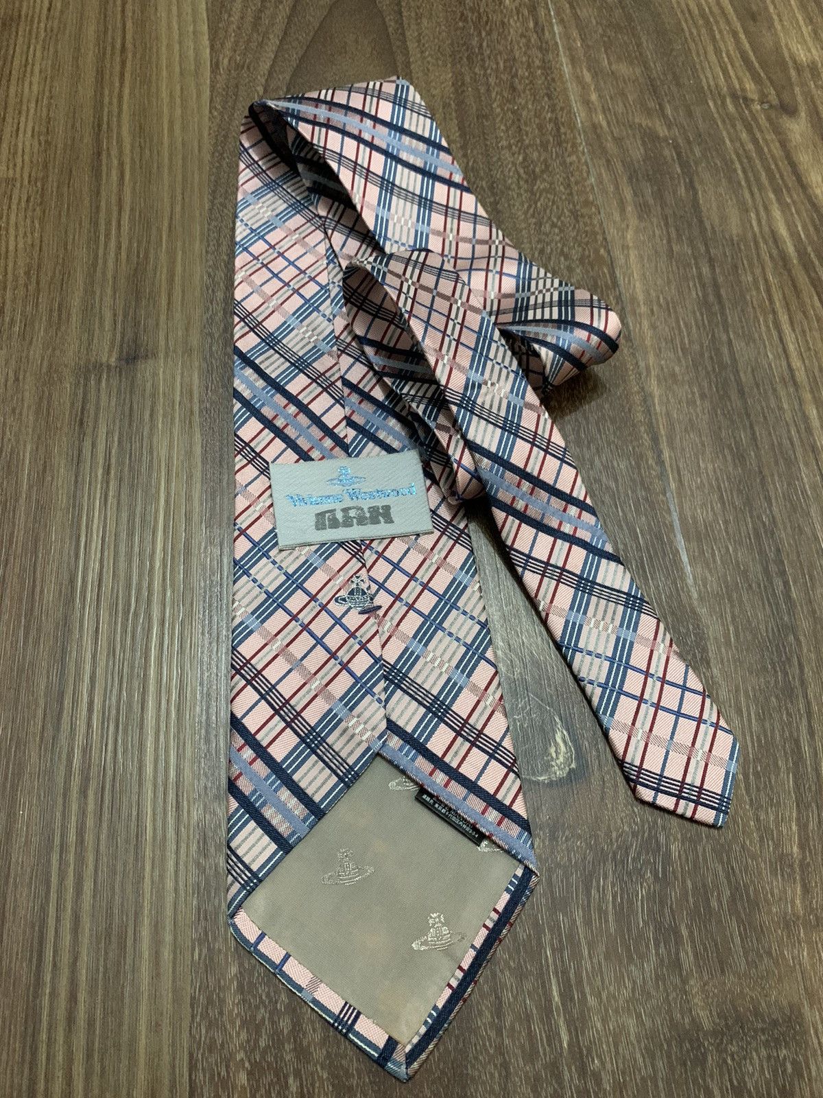 Vivienne Westwood Vivienne Westwood Checkered Design Printed Tie Size ONE SIZE - 6 Thumbnail