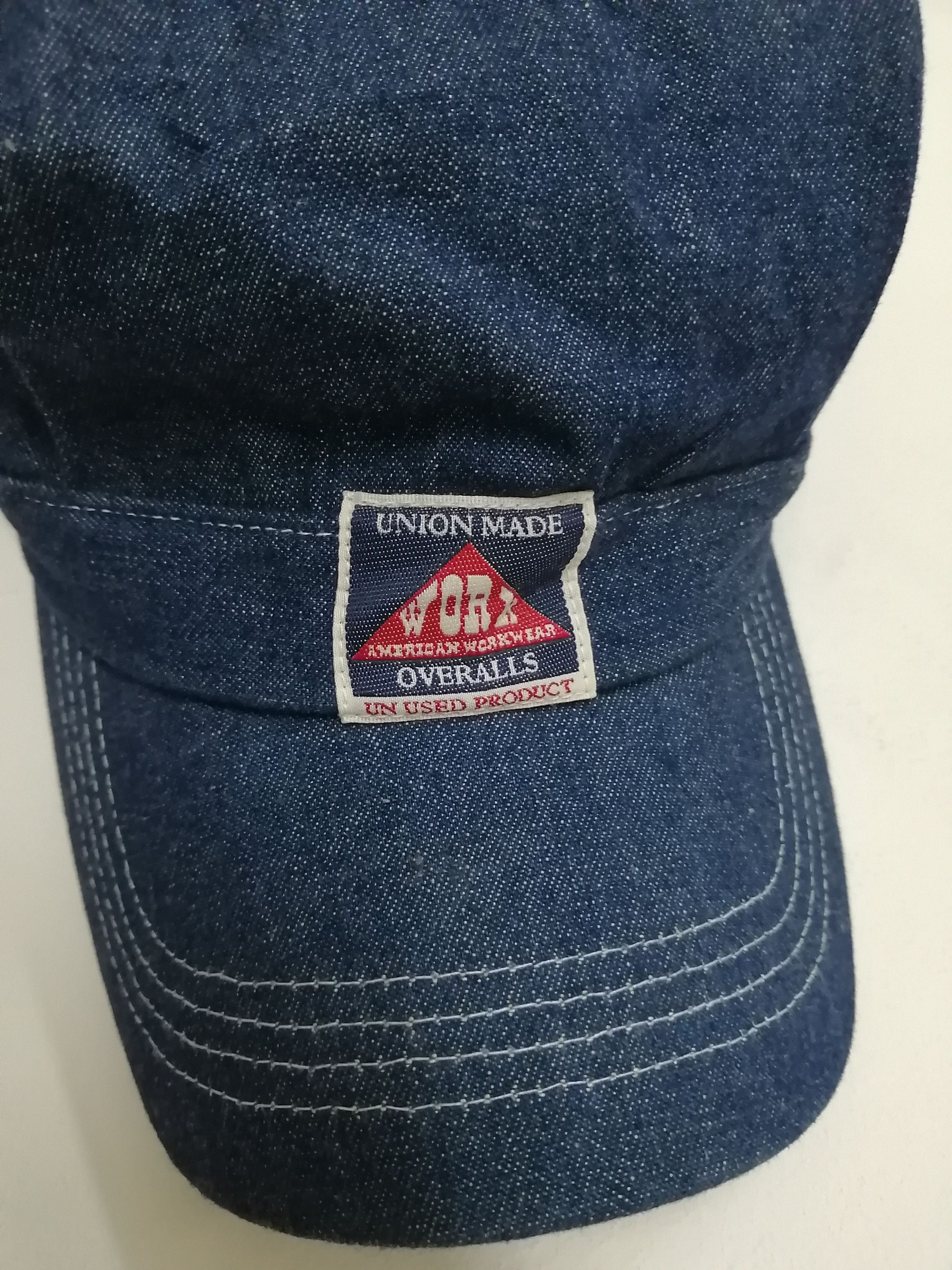 Japanese Brand Union Made American Workwear Overalls Cap Size ONE SIZE - 6 Thumbnail