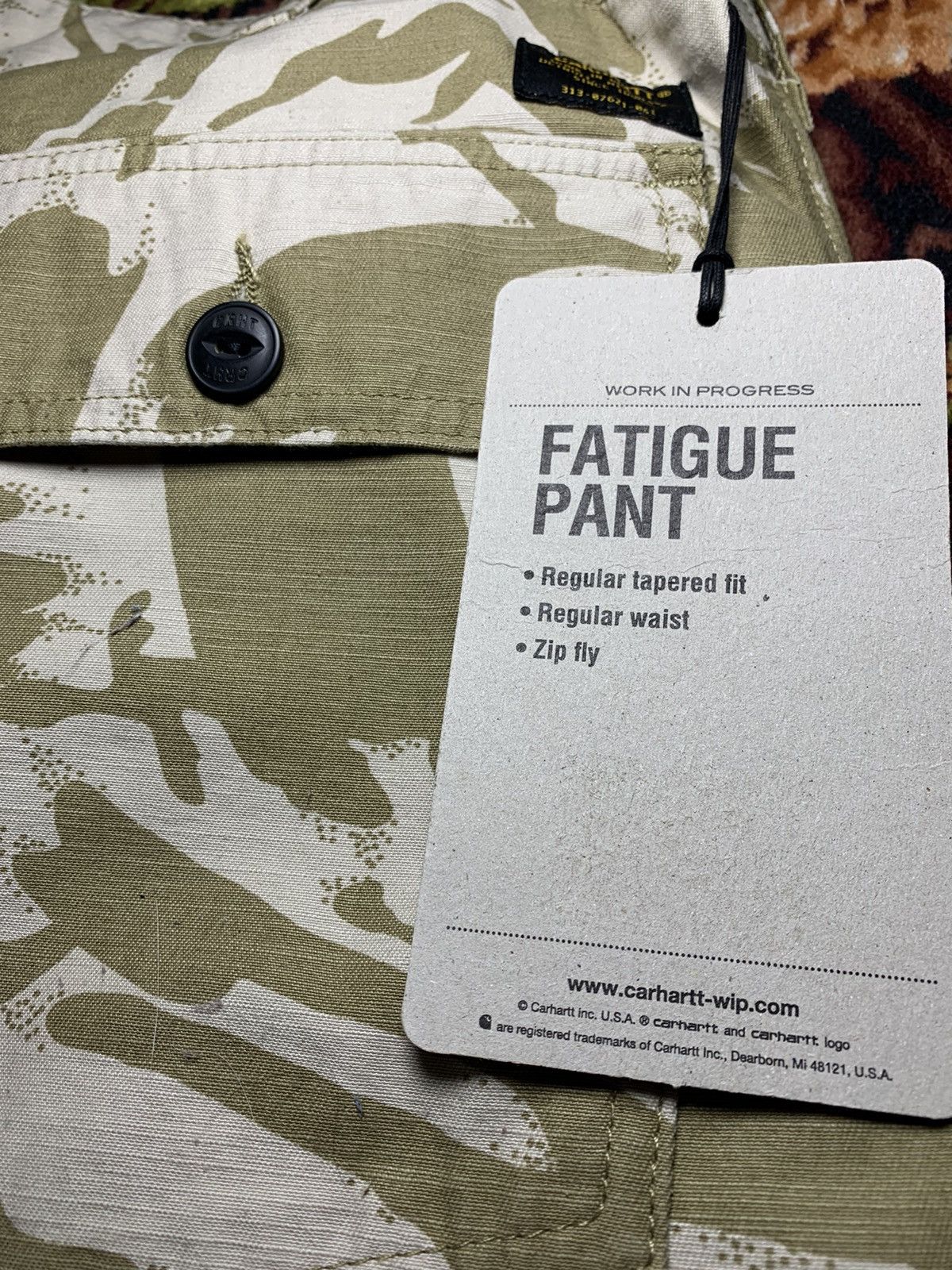 Carhartt Carhartt Fatigue Pants WIP Size US 36 / EU 52 - 7 Thumbnail