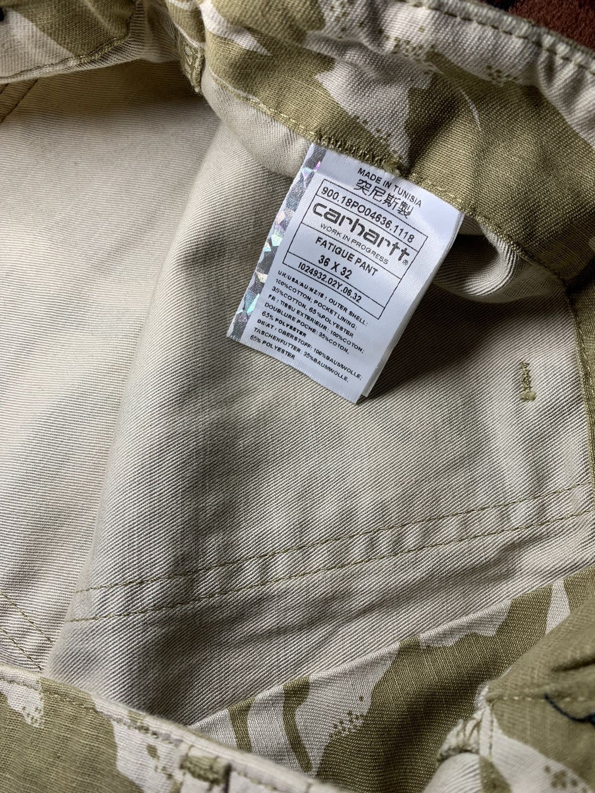Carhartt Carhartt Fatigue Pants WIP Size US 36 / EU 52 - 6 Thumbnail