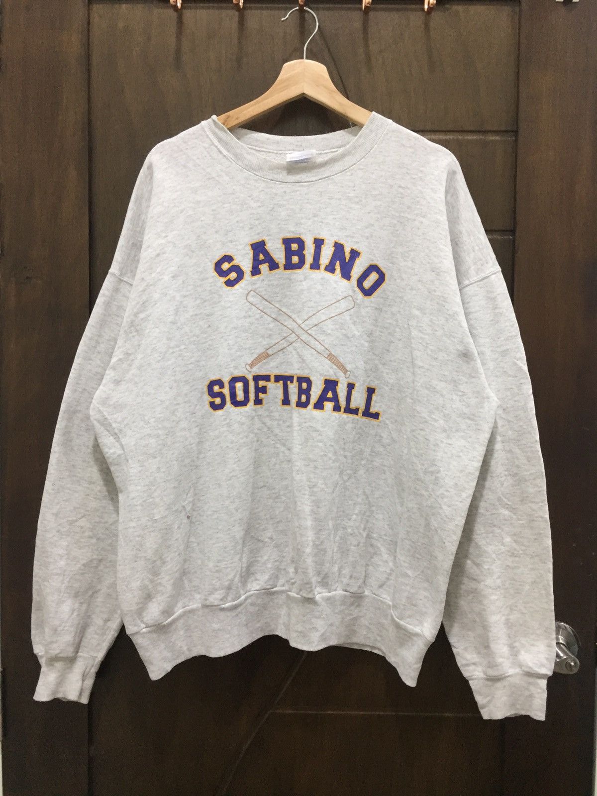 Hanes Hanes Sabino Softball Crewneck Sweatshirt Size US XL / EU 56 / 4 - 1 Thumbnail