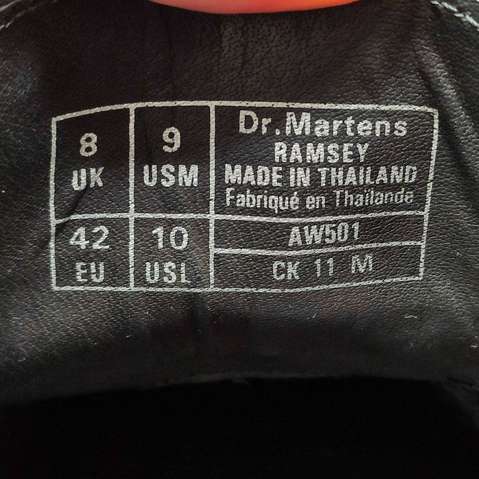 Dr. Martens Dr.Martens Ramsey Creeper Boots Leather Burgundy/Black ...