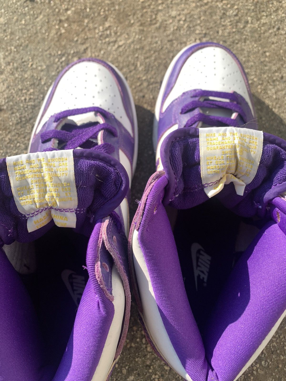 Nike Nike Dunk High LE 1999 City Attack Varsity Purple Size US 9.5 / EU 42-43 - 6 Thumbnail
