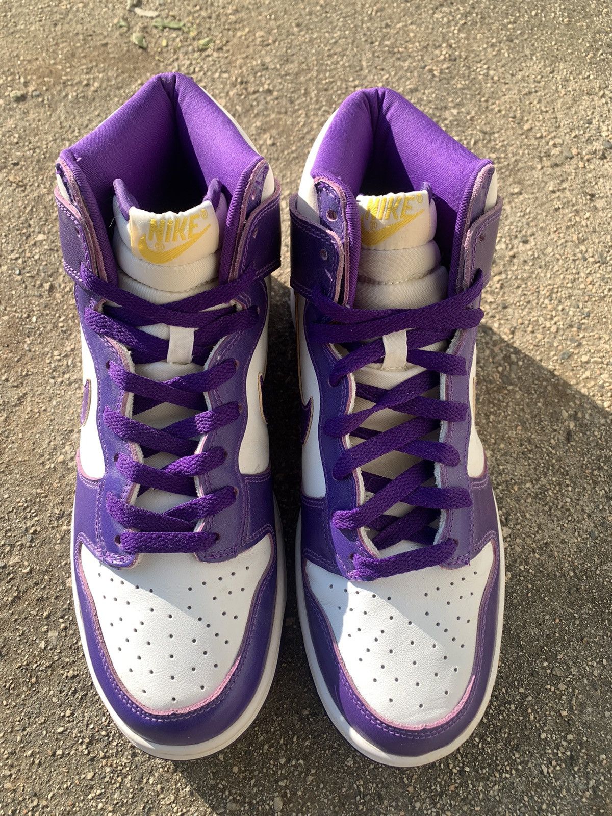 Nike Nike Dunk High LE 1999 City Attack Varsity Purple Size US 9.5 / EU 42-43 - 3 Thumbnail