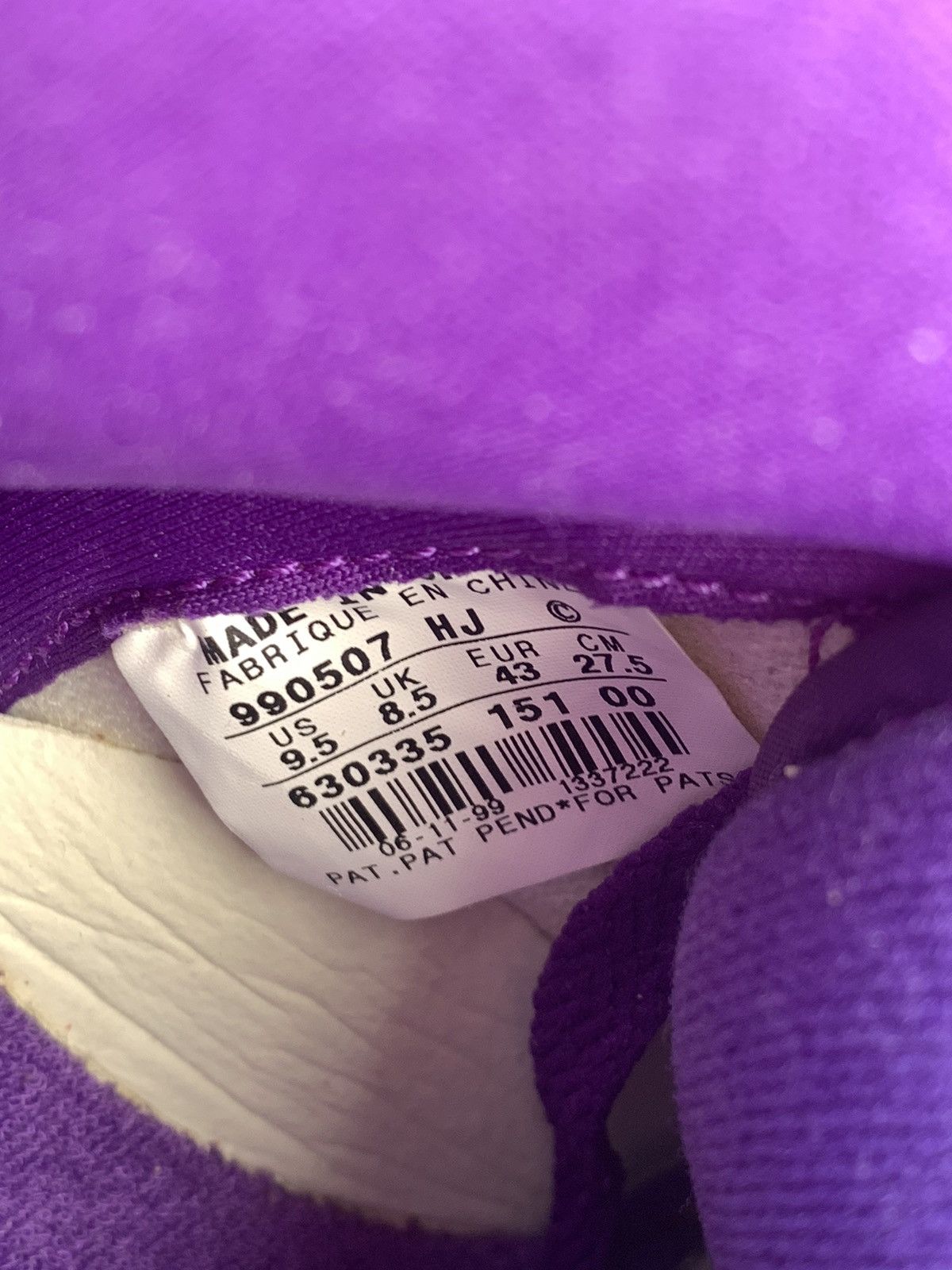 Nike Nike Dunk High LE 1999 City Attack Varsity Purple Size US 9.5 / EU 42-43 - 8 Thumbnail