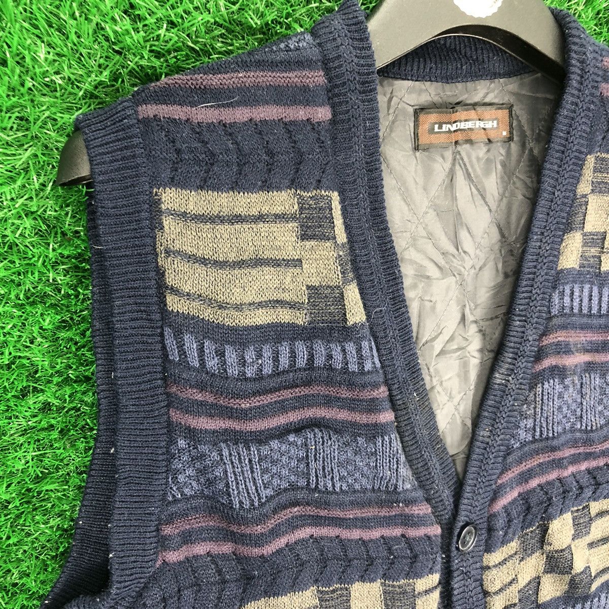 Lindbergh Vintage Lindbergh Knit Vest Coloured Quilted Lining Size US S / EU 44-46 / 1 - 2 Thumbnail