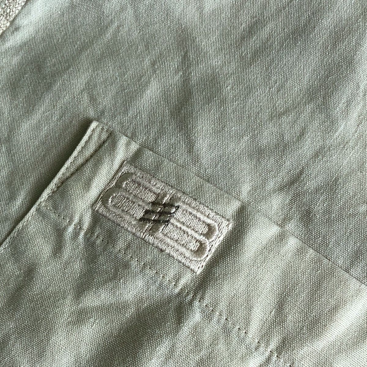 Balenciaga × Vintage Vintage Balenciaga Mandarin Colar Button Shirt Made In Japan Size US M / EU 48-50 / 2 - 4 Thumbnail