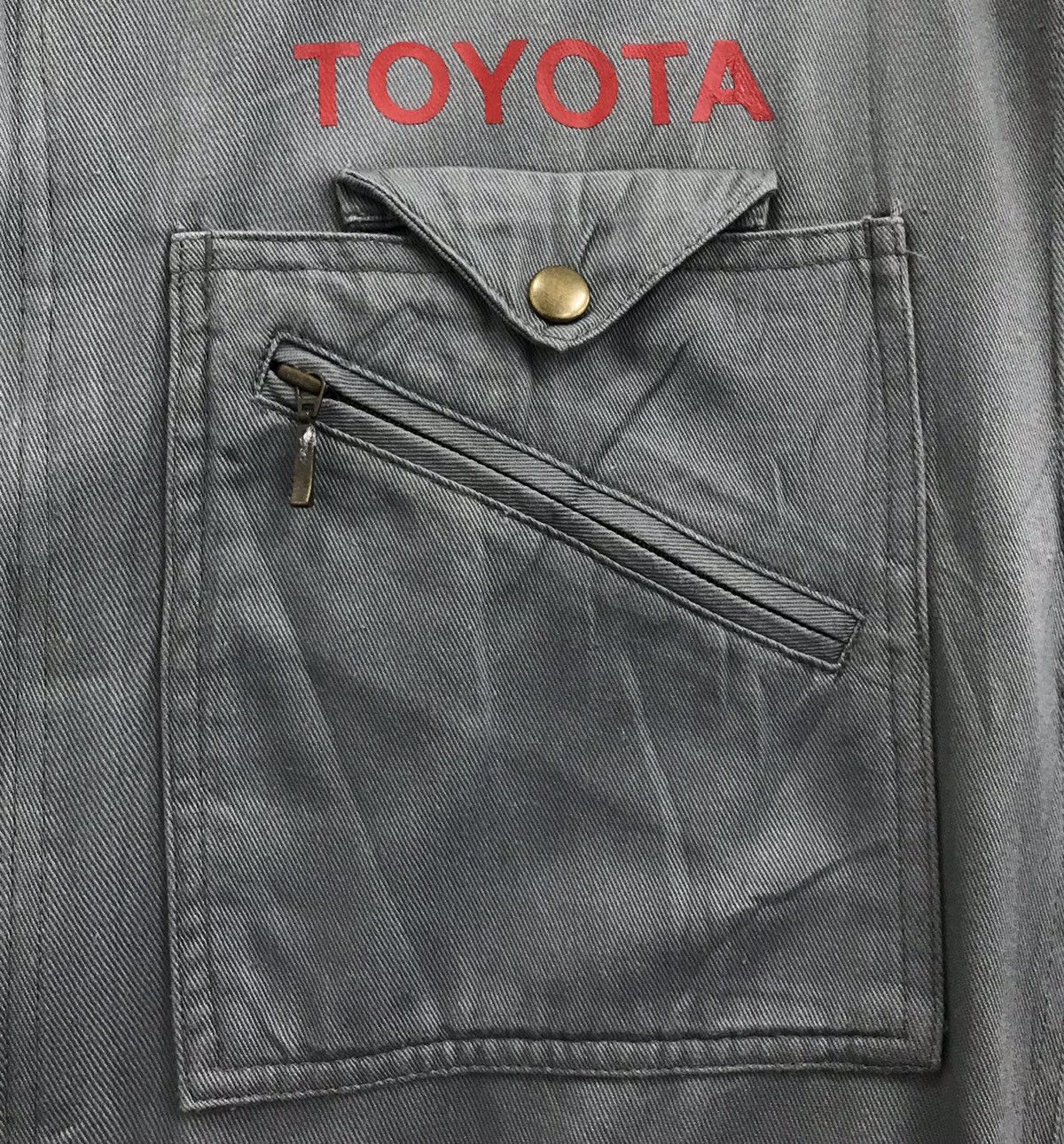 Japanese Brand VINTAGE TOYOTA JATEX EXCEL QUALITY TOYOTA OVERALL /JUMPSUITS Size US 36 / EU 52 - 6 Thumbnail
