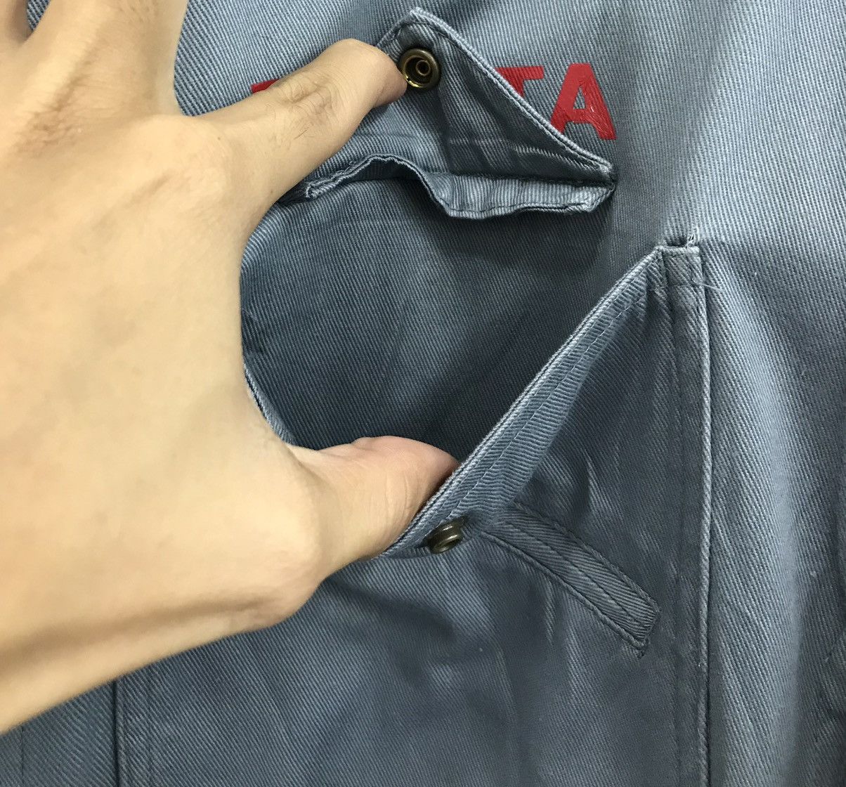 Japanese Brand VINTAGE TOYOTA JATEX EXCEL QUALITY TOYOTA OVERALL /JUMPSUITS Size US 36 / EU 52 - 7 Thumbnail