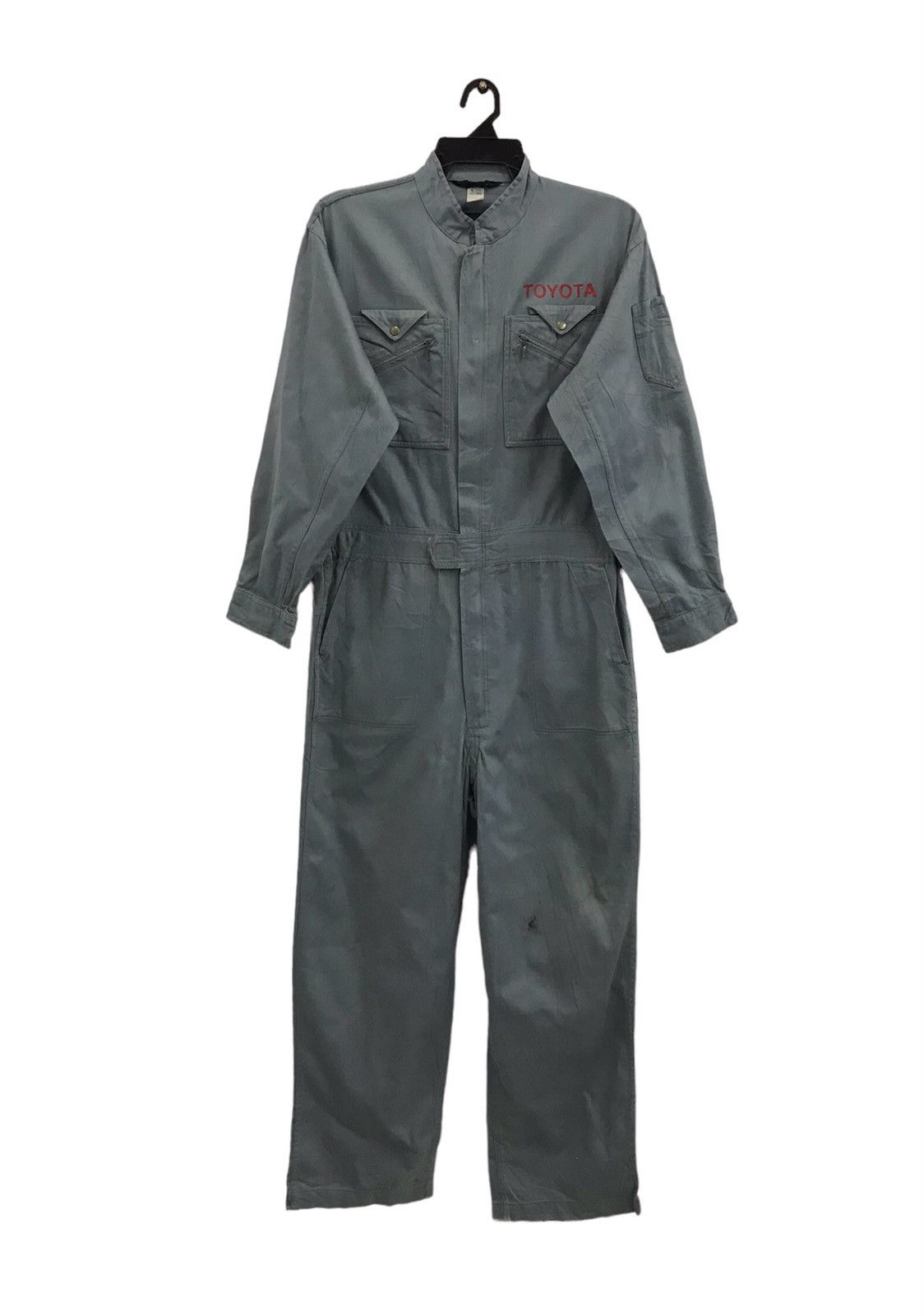 Japanese Brand VINTAGE TOYOTA JATEX EXCEL QUALITY TOYOTA OVERALL /JUMPSUITS Size US 36 / EU 52 - 2 Thumbnail