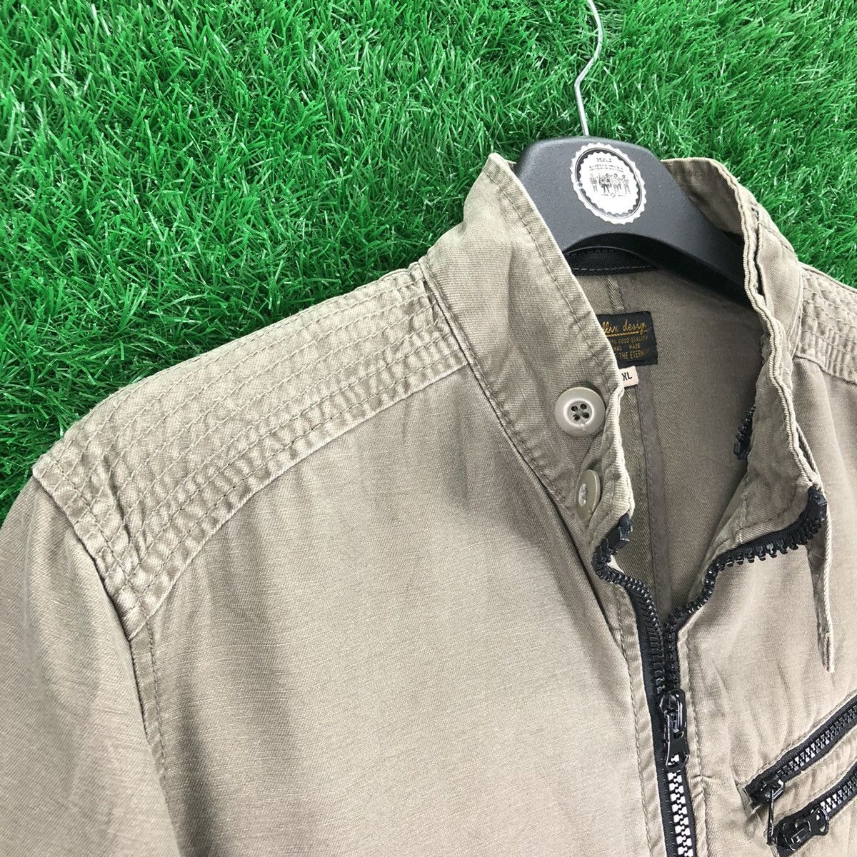 Japanese Brand Vintage Japanese Brand Motocycle Zipper Jacket Size US M / EU 48-50 / 2 - 2 Thumbnail