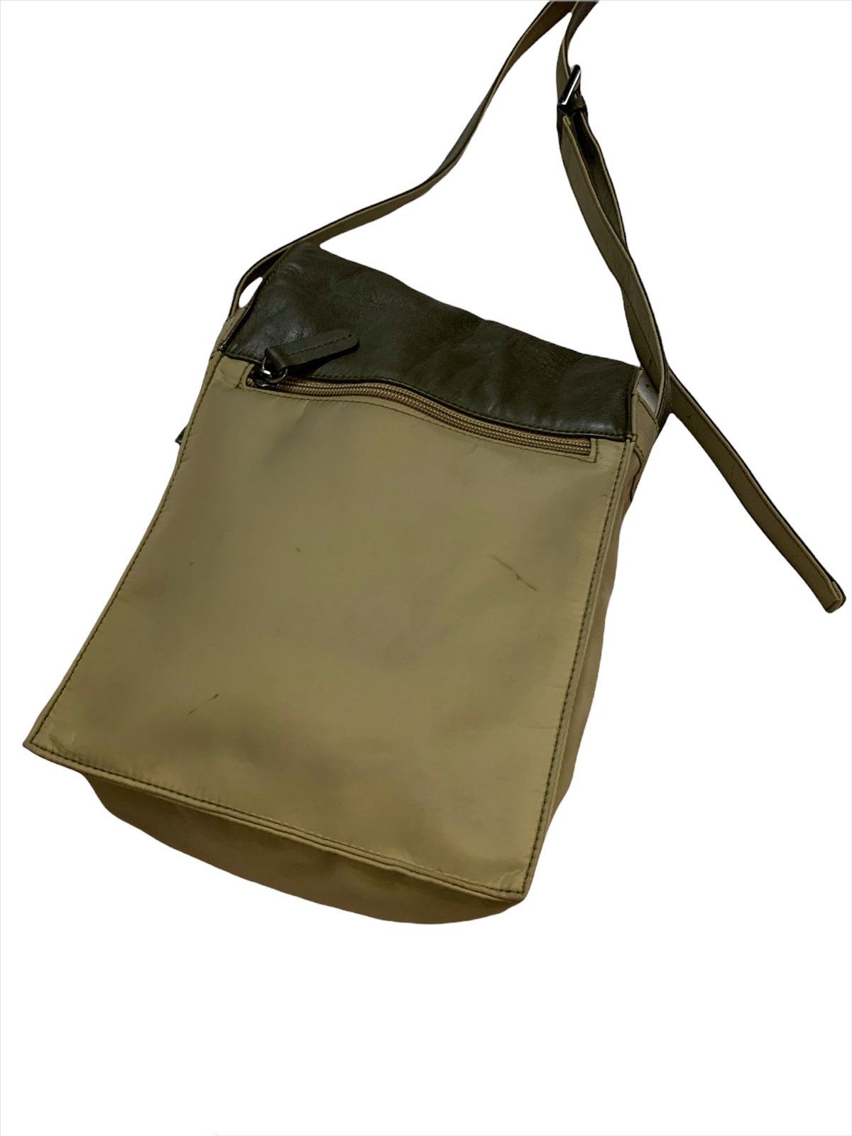 Y's × Yohji Yamamoto FINAL⚡️Japanese Y’saccs Soft Leather / Nylon Sling Bag Size ONE SIZE - 7 Thumbnail
