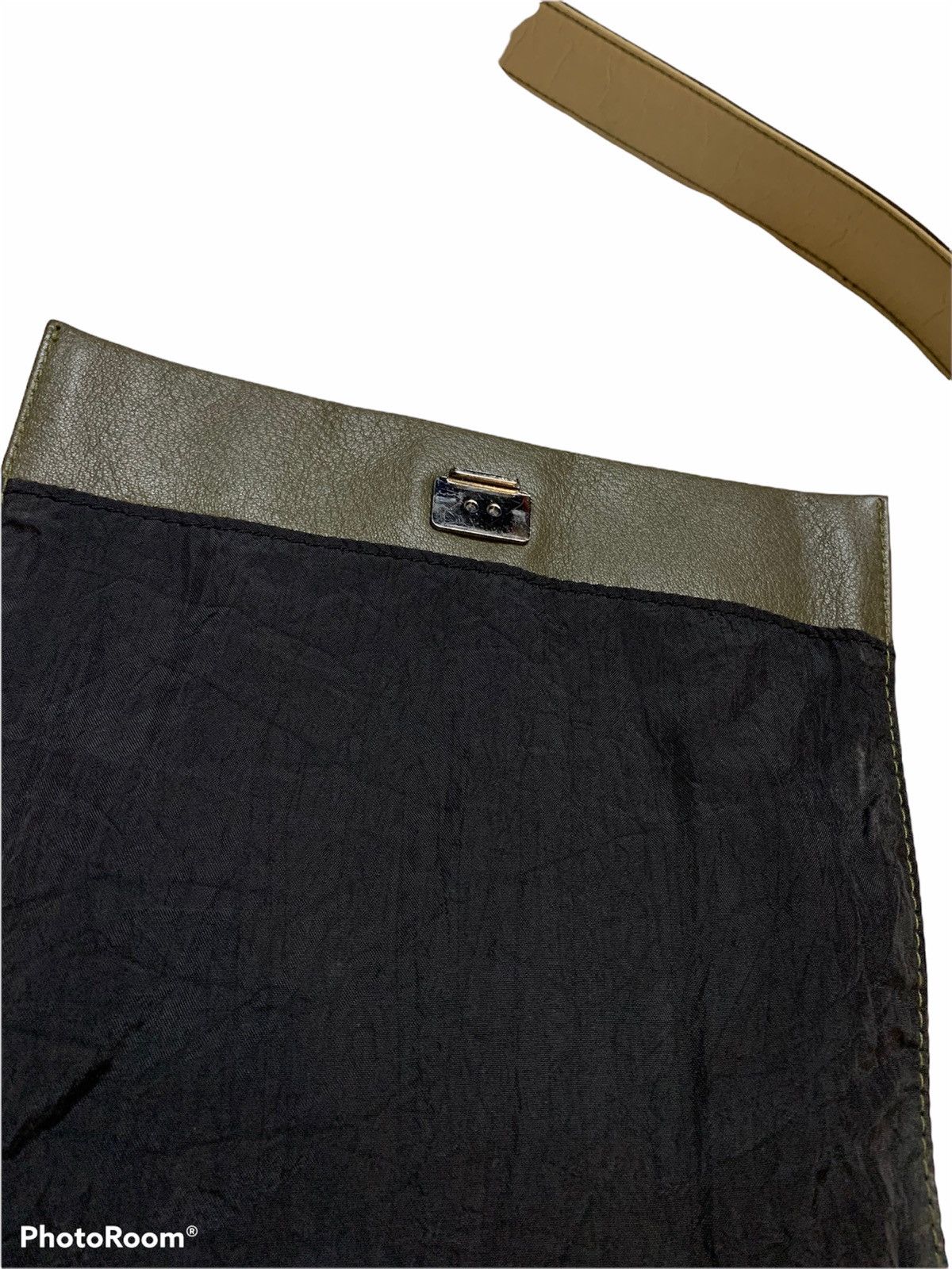 Y's × Yohji Yamamoto FINAL⚡️Japanese Y’saccs Soft Leather / Nylon Sling Bag Size ONE SIZE - 9 Thumbnail
