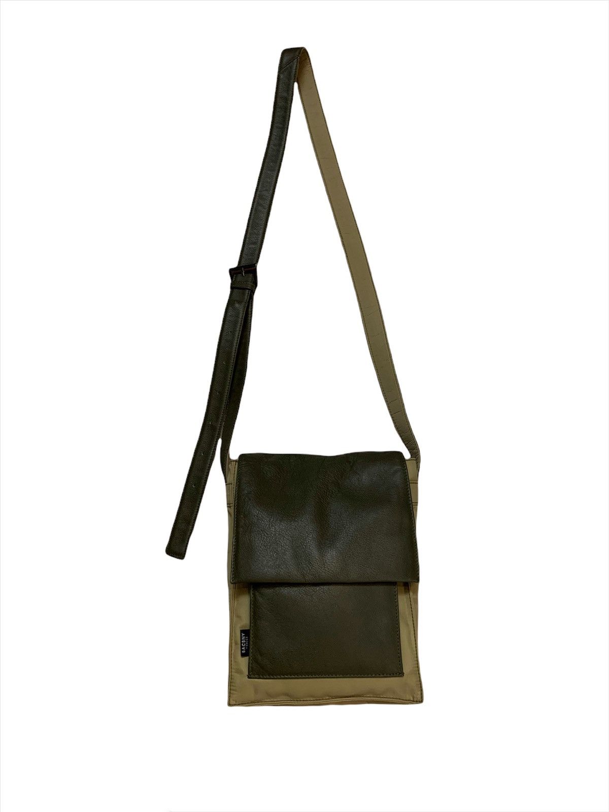 Y's × Yohji Yamamoto FINAL⚡️Japanese Y’saccs Soft Leather / Nylon Sling Bag Size ONE SIZE - 1 Thumbnail
