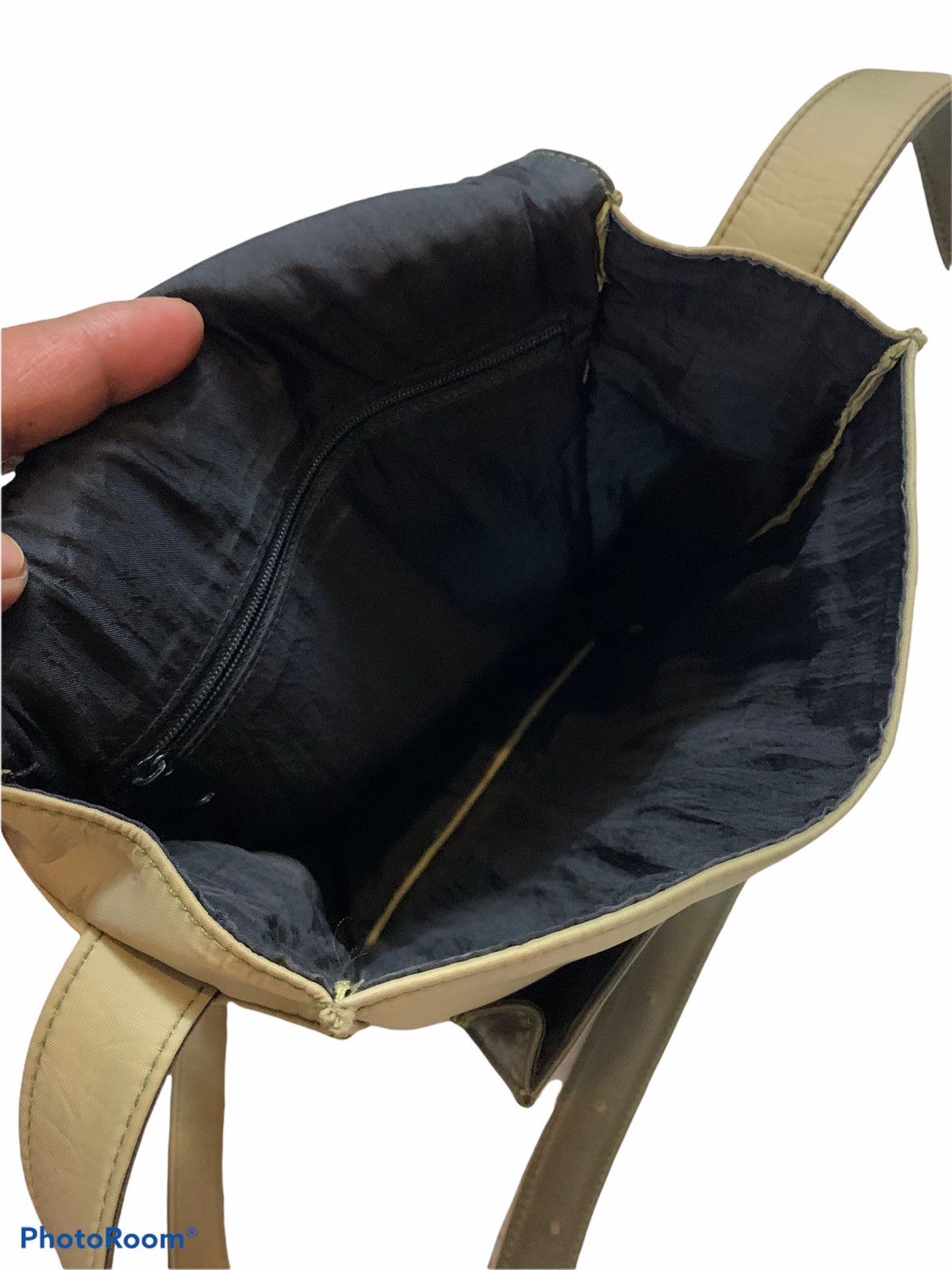 Y's × Yohji Yamamoto FINAL⚡️Japanese Y’saccs Soft Leather / Nylon Sling Bag Size ONE SIZE - 10 Thumbnail