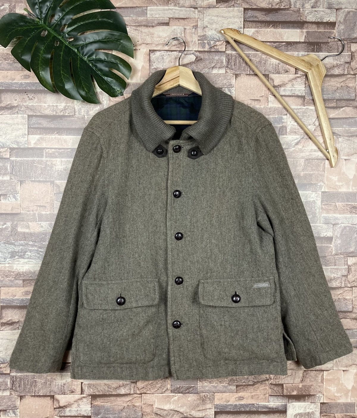 Japanese Brand × Lacoste Crocodile Button Up Pocket Wool Jacket Size US M / EU 48-50 / 2 - 1 Thumbnail