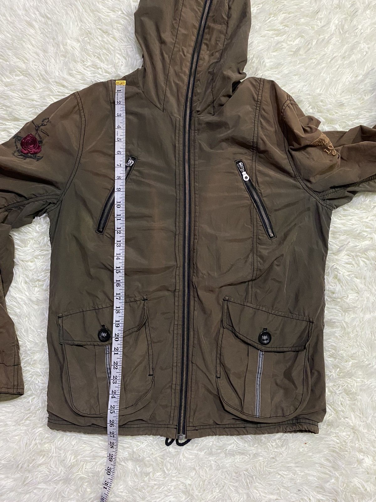 Von Dutch 💥Rare💥Von Dutch Love Addict Faded Fullzip Fishtail Jacket Size US M / EU 48-50 / 2 - 12 Thumbnail