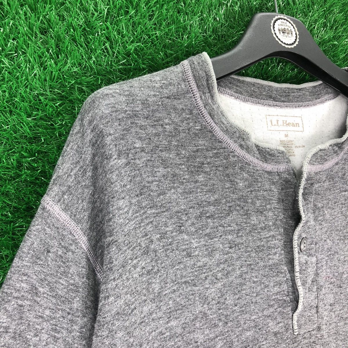 L.L. Bean L.L Bean Long Sleeve Tee Cat Eye Button Size US M / EU 48-50 / 2 - 2 Thumbnail