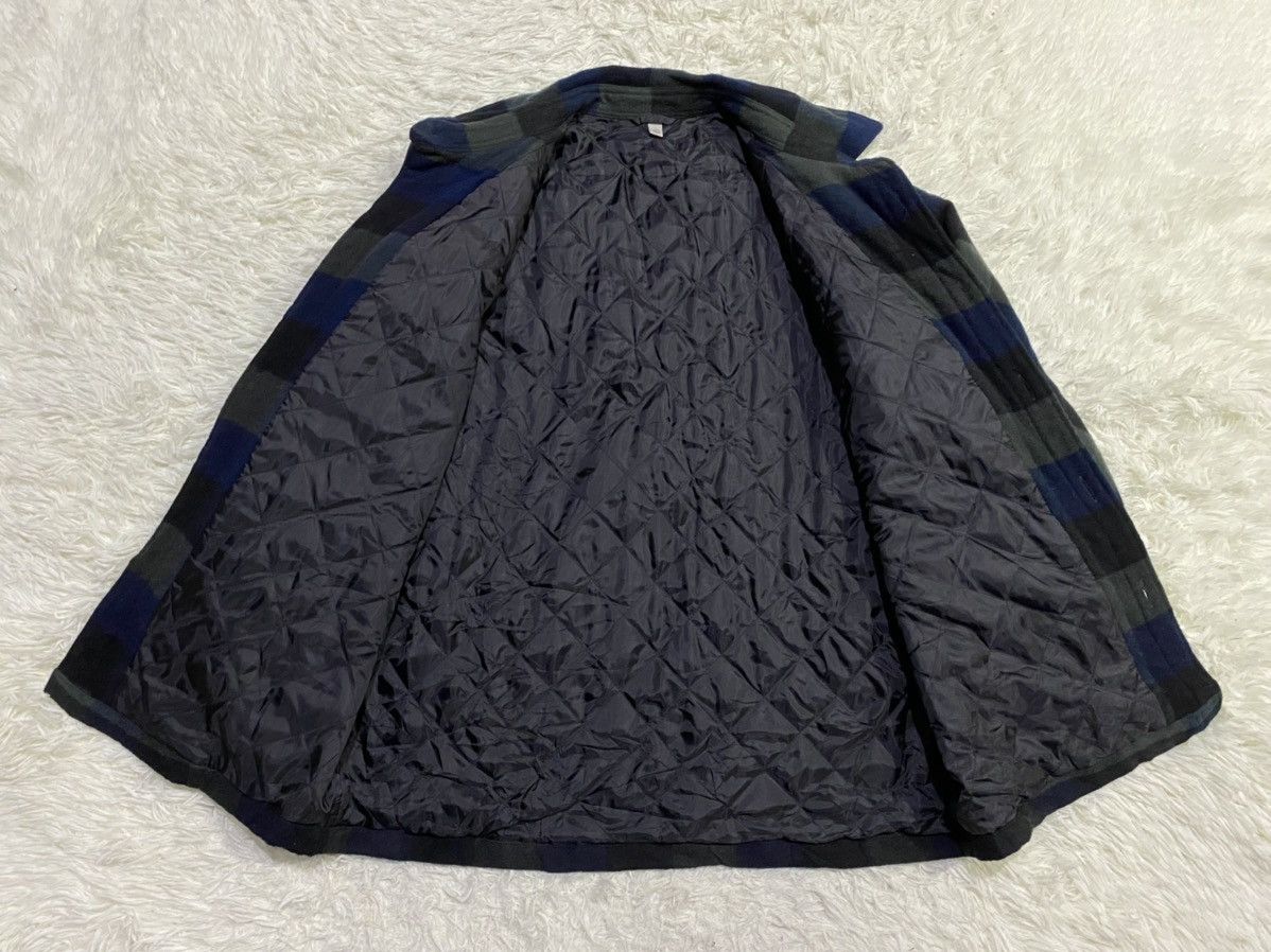 Flannel Vintage Uniqlo Quilted Wool Blend Checked Flannel Size US XL / EU 56 / 4 - 9 Thumbnail