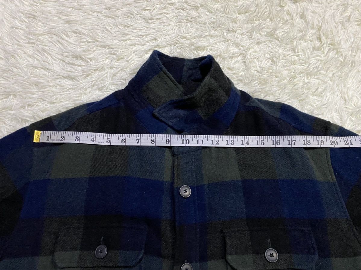 Flannel Vintage Uniqlo Quilted Wool Blend Checked Flannel Size US XL / EU 56 / 4 - 14 Thumbnail