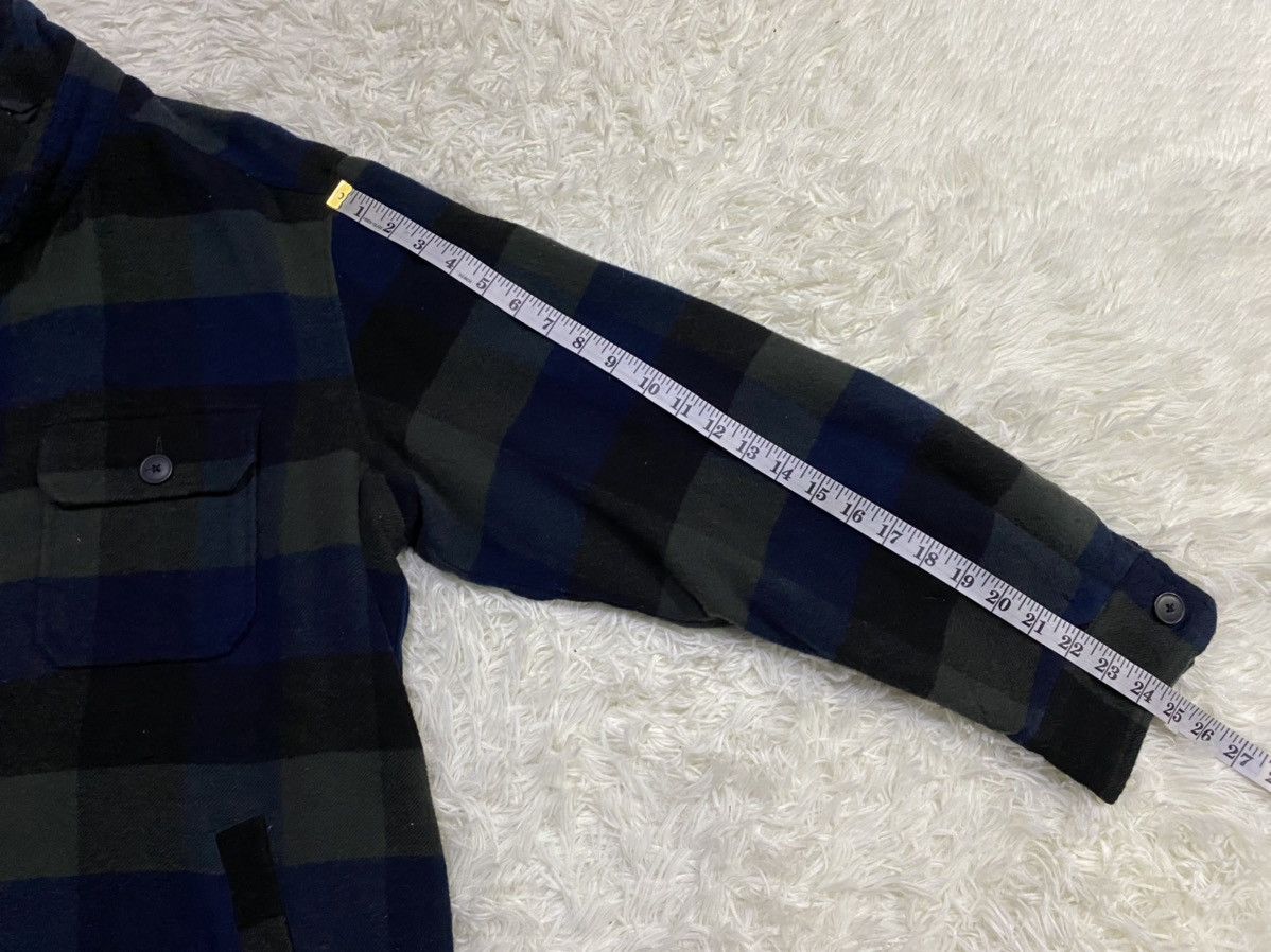 Flannel Vintage Uniqlo Quilted Wool Blend Checked Flannel Size US XL / EU 56 / 4 - 15 Thumbnail