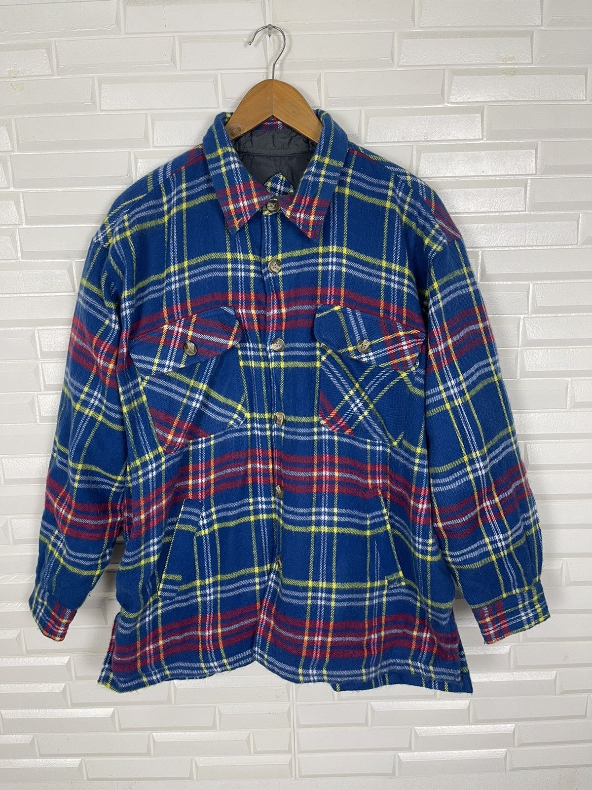Flannel × Vintage Vintage Japanese Flannel Jacket Tartan Streetwear Size US XL / EU 56 / 4 - 6 Thumbnail