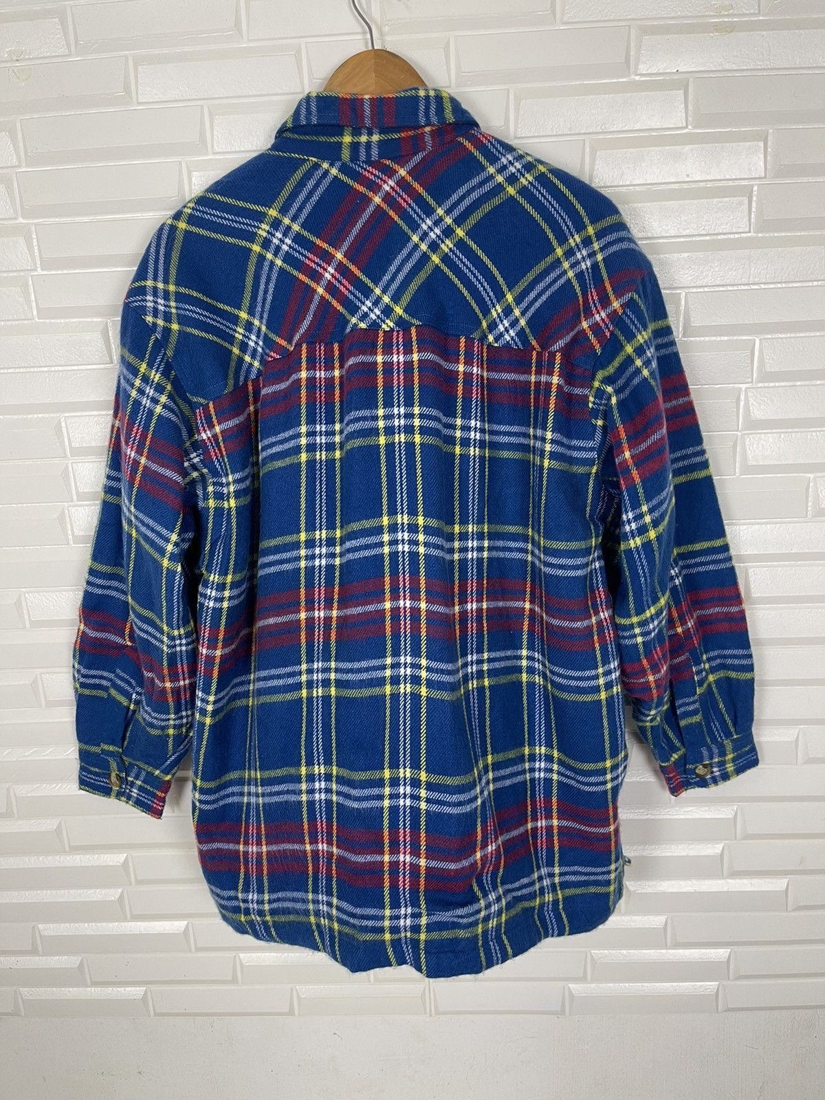 Flannel × Vintage Vintage Japanese Flannel Jacket Tartan Streetwear Size US XL / EU 56 / 4 - 4 Thumbnail