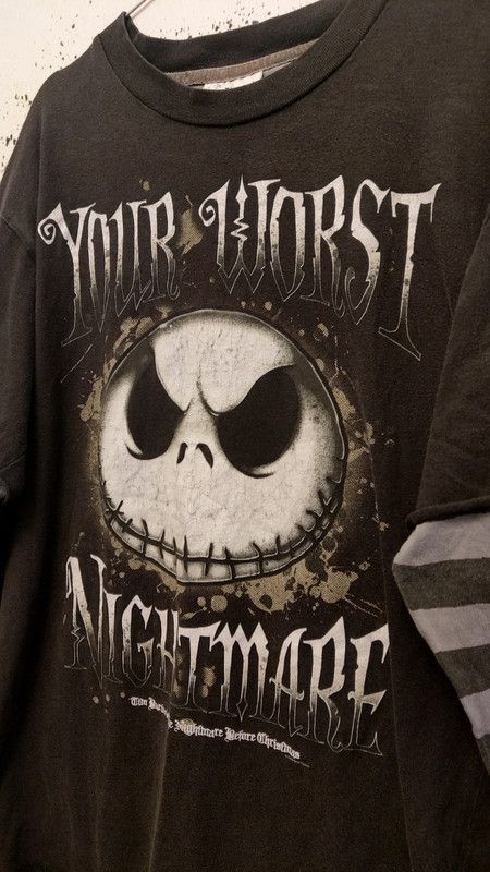 Vintage 'Your Worst Nightmare' Shirt Nightmare Before Christmas Size US M / EU 48-50 / 2 - 8 Thumbnail