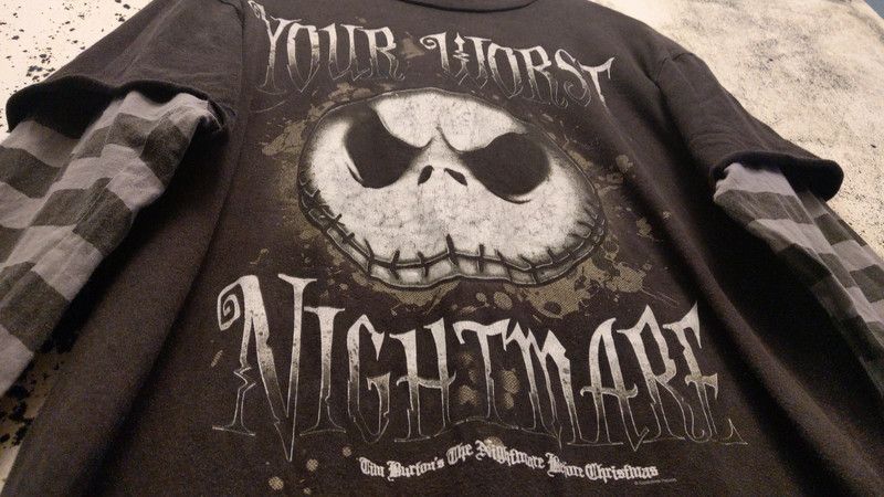 Vintage 'Your Worst Nightmare' Shirt Nightmare Before Christmas Size US M / EU 48-50 / 2 - 2 Thumbnail