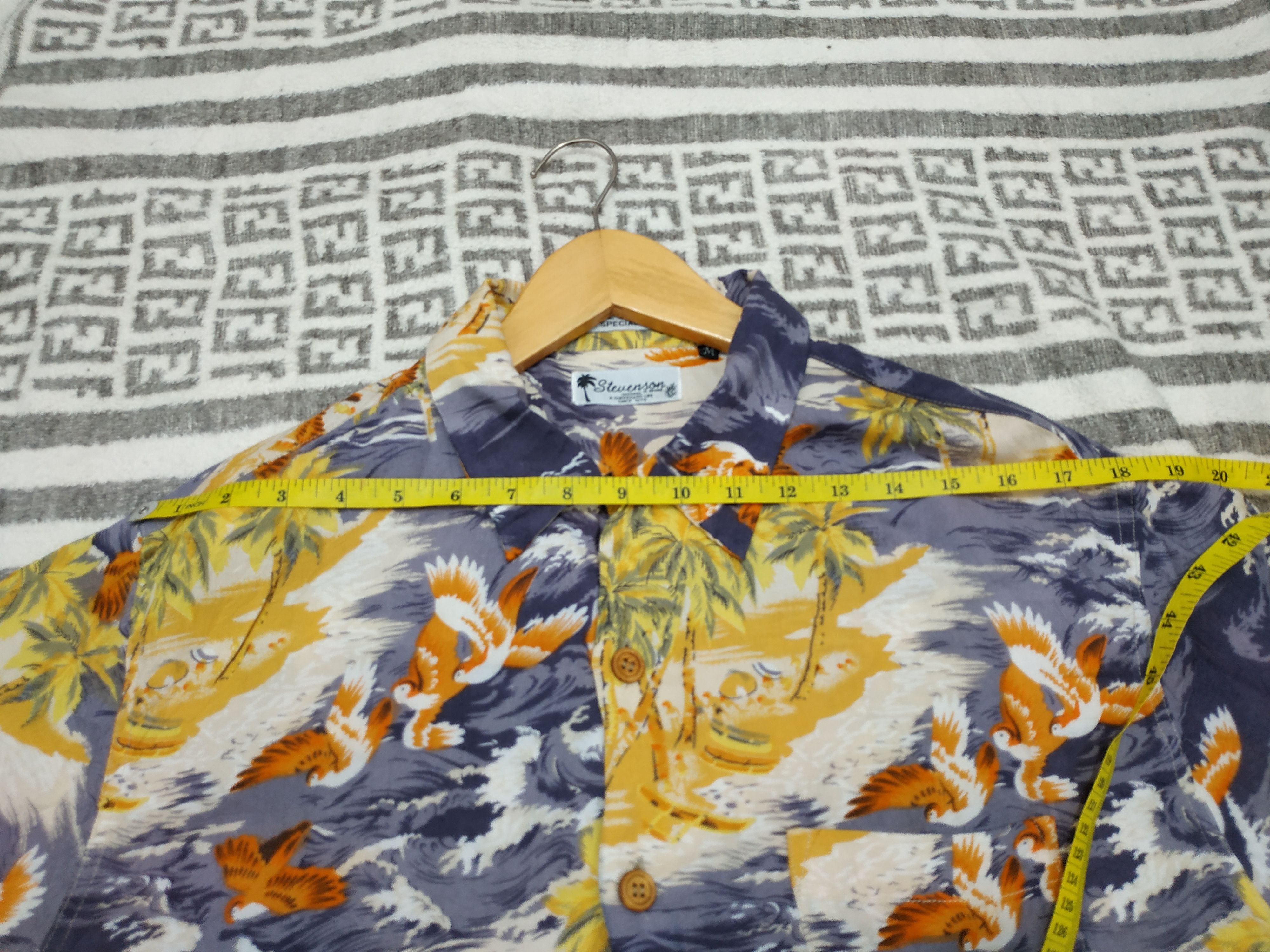 Japanese Brand Stevenson Aloha Hawaiian Rayo Shirt not Sunsurf Size US M / EU 48-50 / 2 - 10 Thumbnail
