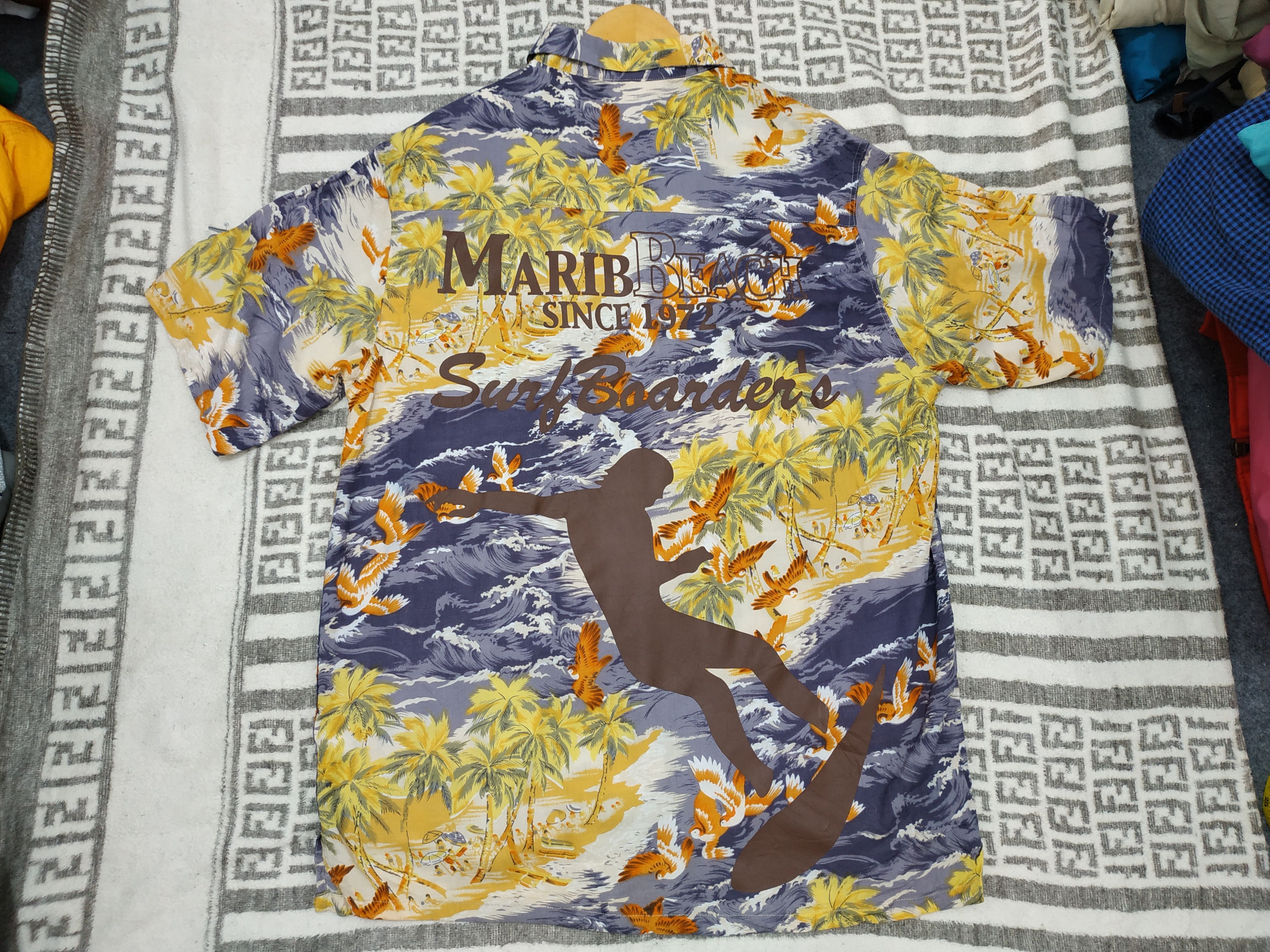 Japanese Brand Stevenson Aloha Hawaiian Rayo Shirt not Sunsurf Size US M / EU 48-50 / 2 - 8 Thumbnail