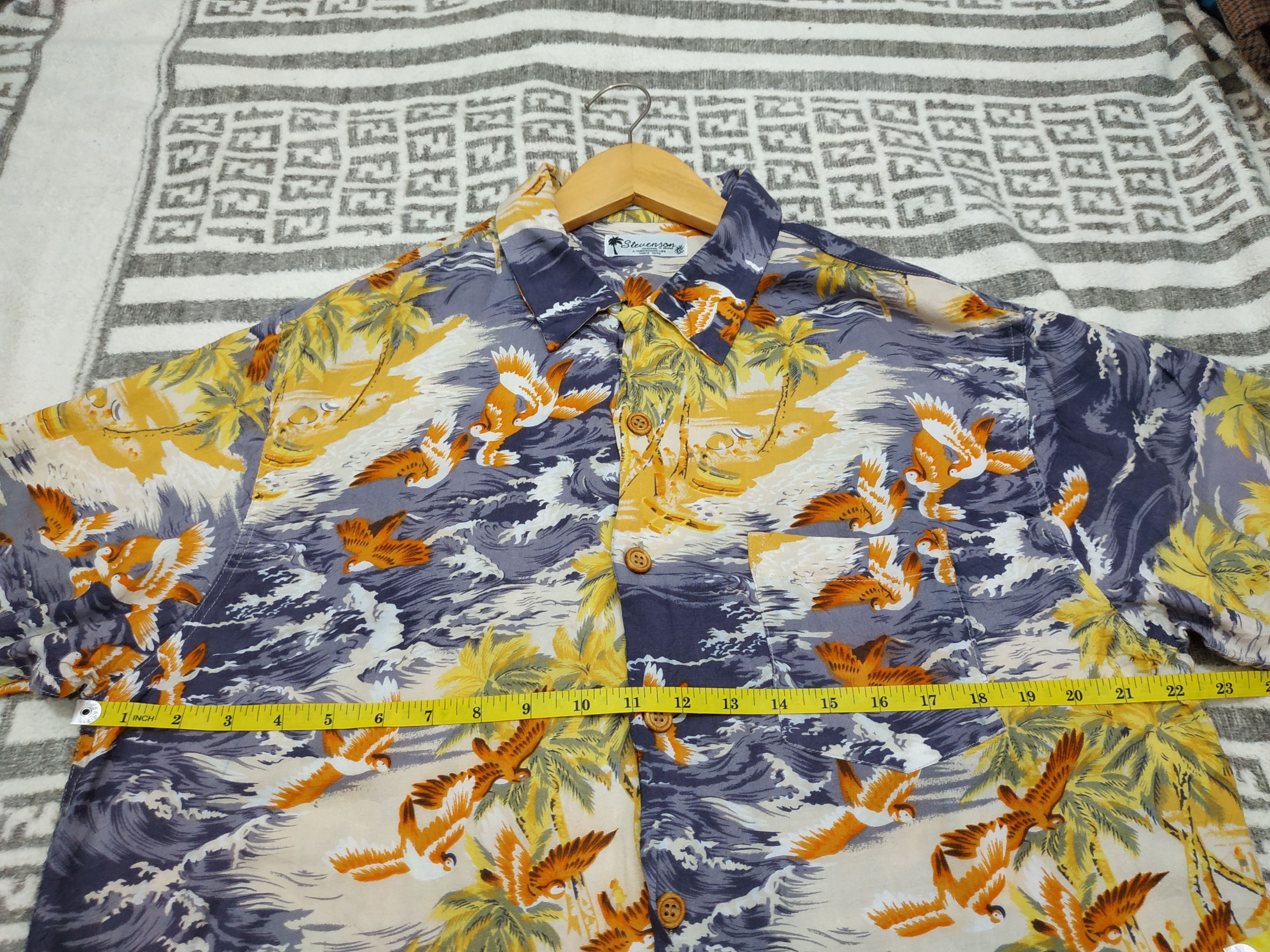 Japanese Brand Stevenson Aloha Hawaiian Rayo Shirt not Sunsurf Size US M / EU 48-50 / 2 - 13 Thumbnail