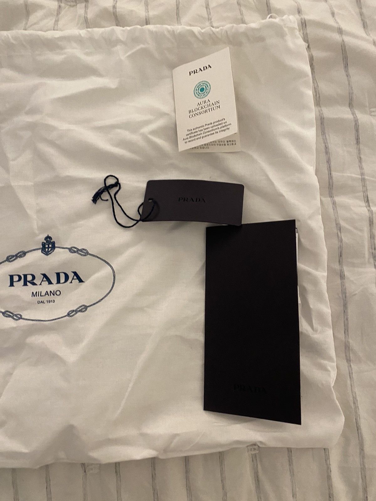 Prada Prada Re-Nylon Baseball Hat Navy Size ONE SIZE - 13 Thumbnail