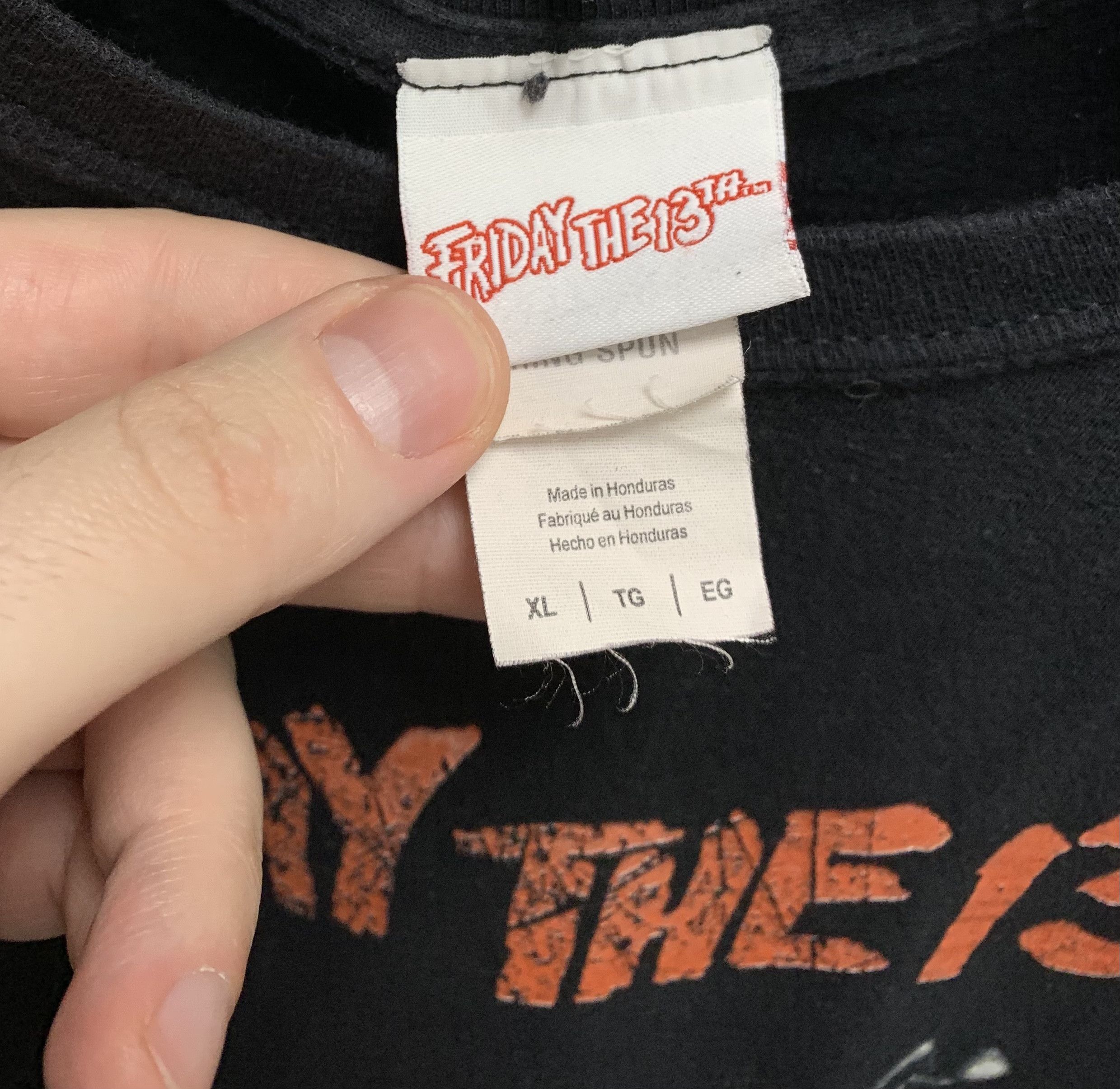 Expert Horror The Friday 13 Expert Horror big logo black t-shirt Xl Size US XL / EU 56 / 4 - 3 Thumbnail