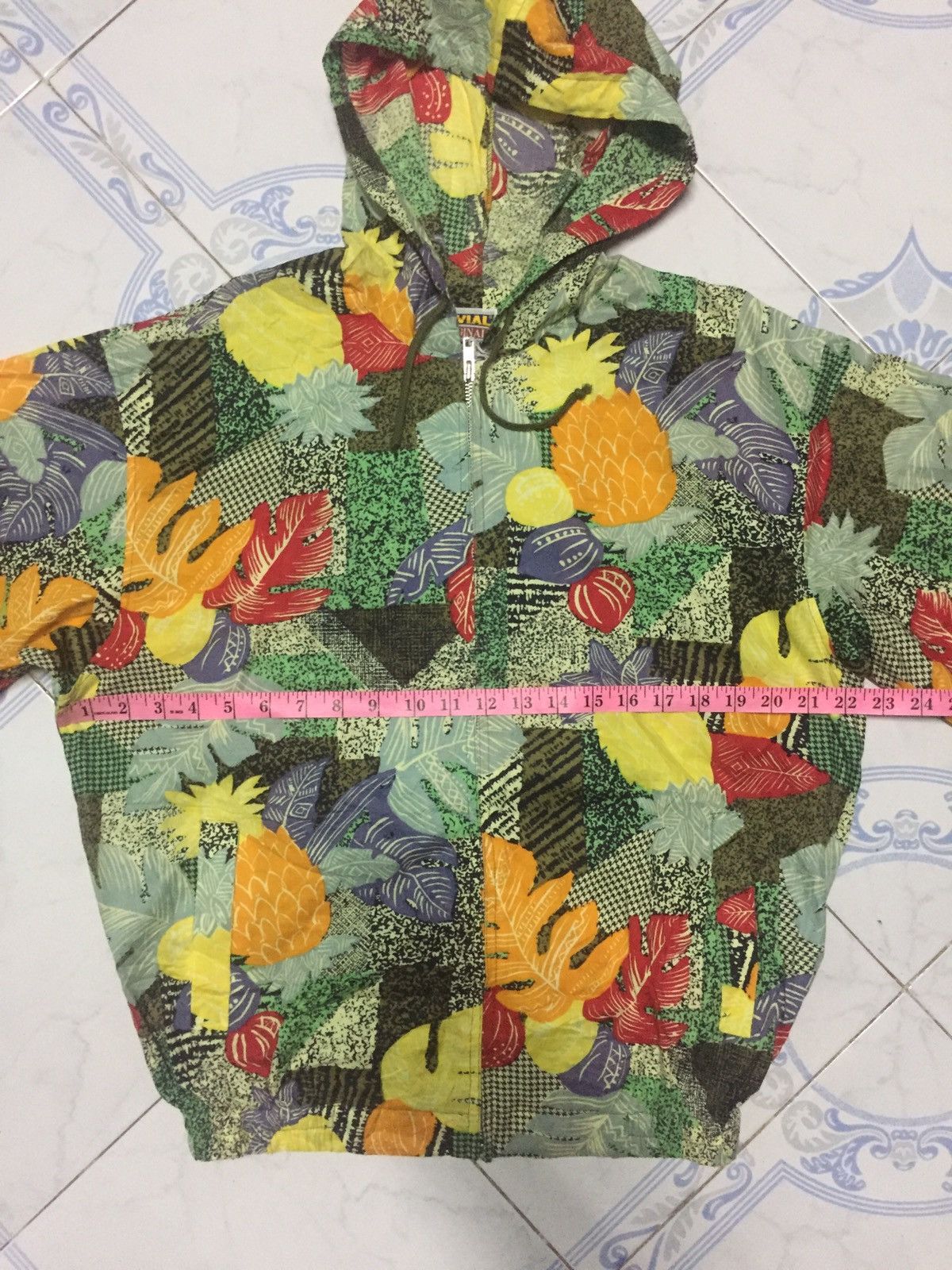 Japanese Brand Fruits Flowers Fullprint Zipper Hoodie Jacket Size US L / EU 52-54 / 3 - 16 Thumbnail
