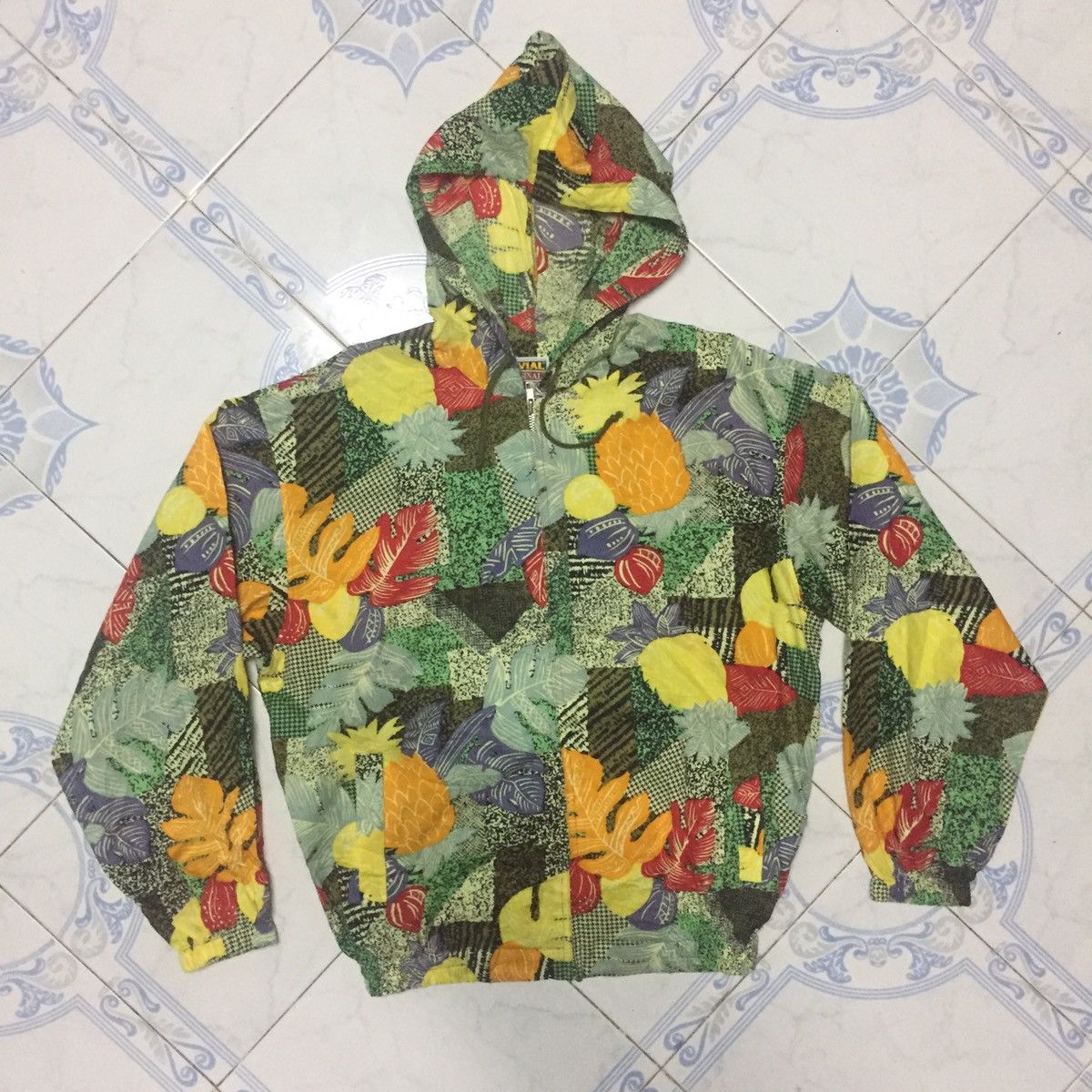 Japanese Brand Fruits Flowers Fullprint Zipper Hoodie Jacket Size US L / EU 52-54 / 3 - 1 Thumbnail