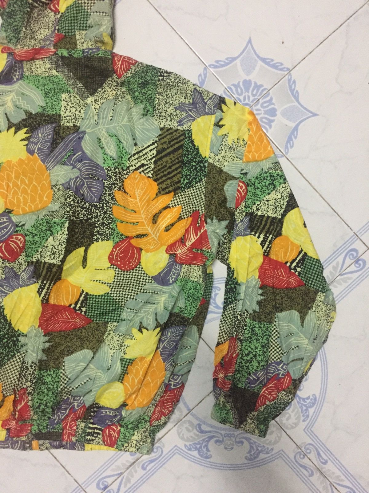 Japanese Brand Fruits Flowers Fullprint Zipper Hoodie Jacket Size US L / EU 52-54 / 3 - 11 Thumbnail