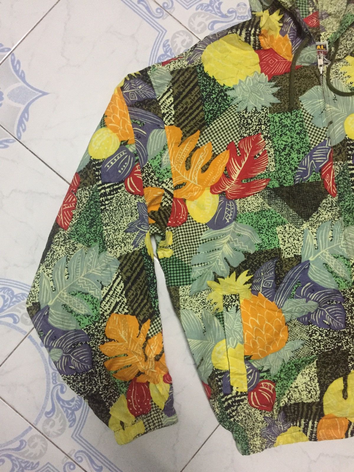 Japanese Brand Fruits Flowers Fullprint Zipper Hoodie Jacket Size US L / EU 52-54 / 3 - 3 Thumbnail