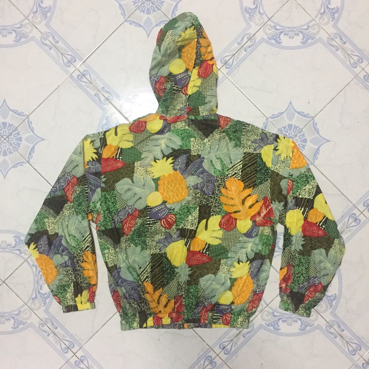 Japanese Brand Fruits Flowers Fullprint Zipper Hoodie Jacket Size US L / EU 52-54 / 3 - 8 Thumbnail