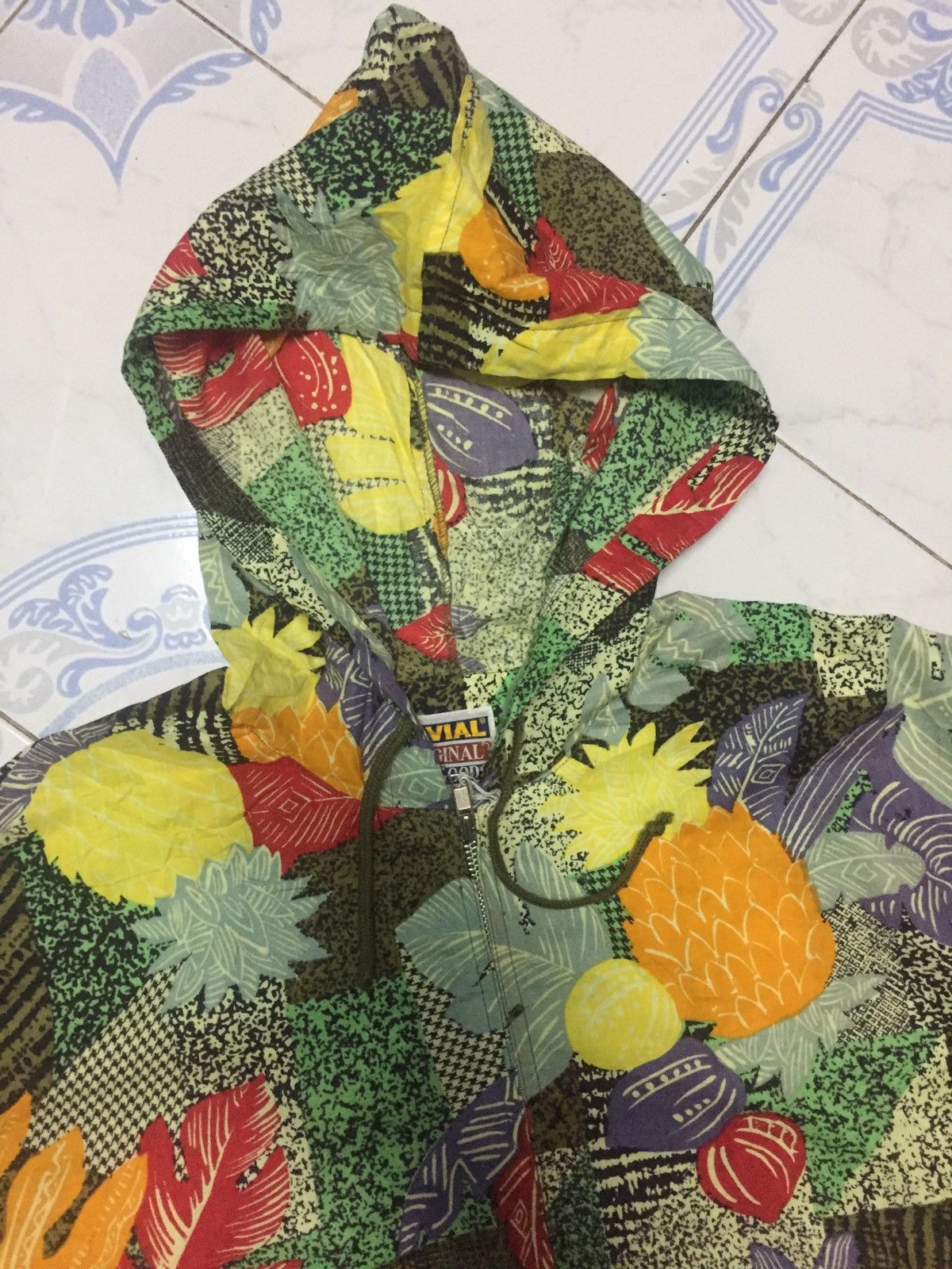 Japanese Brand Fruits Flowers Fullprint Zipper Hoodie Jacket Size US L / EU 52-54 / 3 - 6 Thumbnail