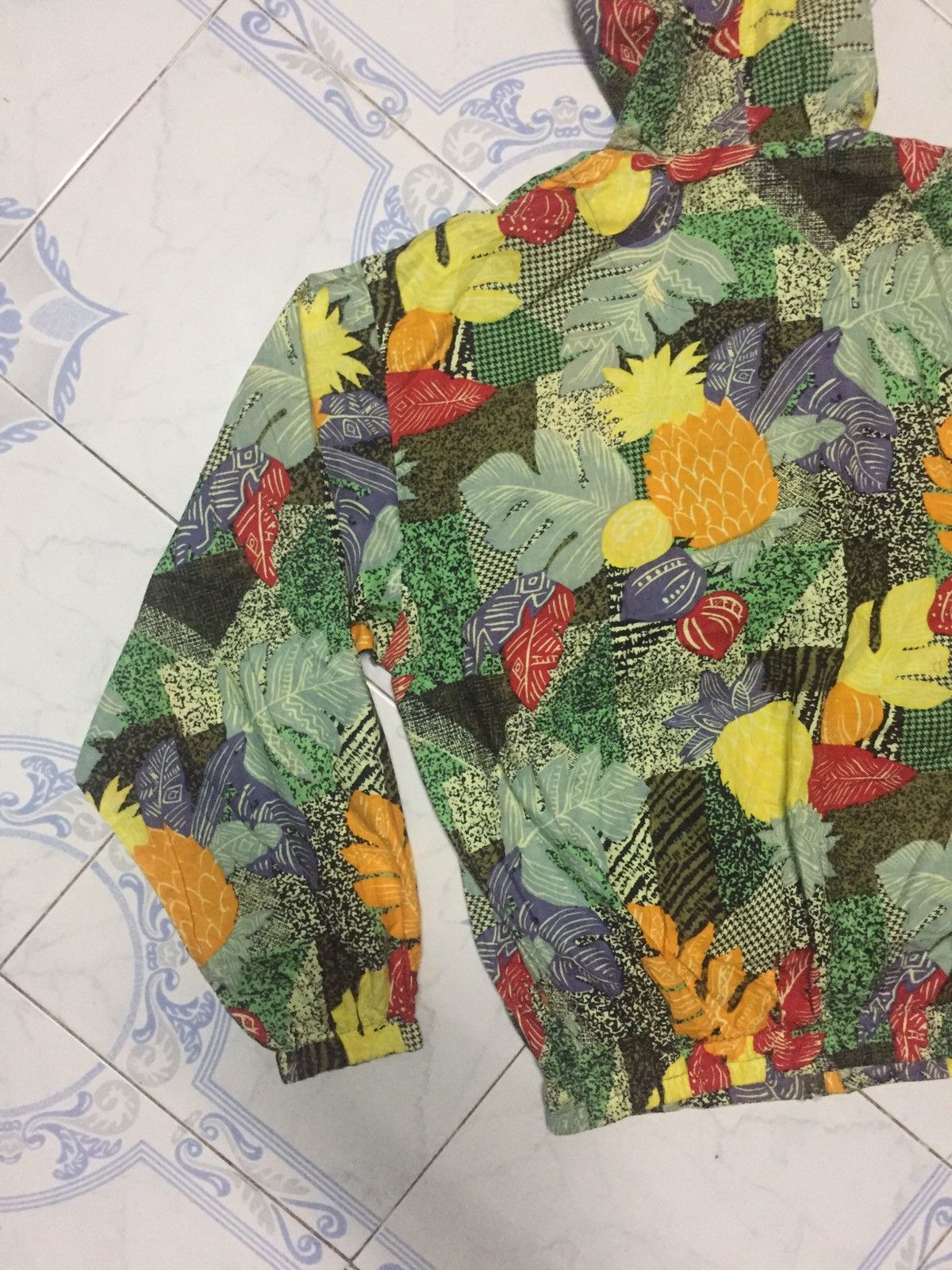 Japanese Brand Fruits Flowers Fullprint Zipper Hoodie Jacket Size US L / EU 52-54 / 3 - 9 Thumbnail