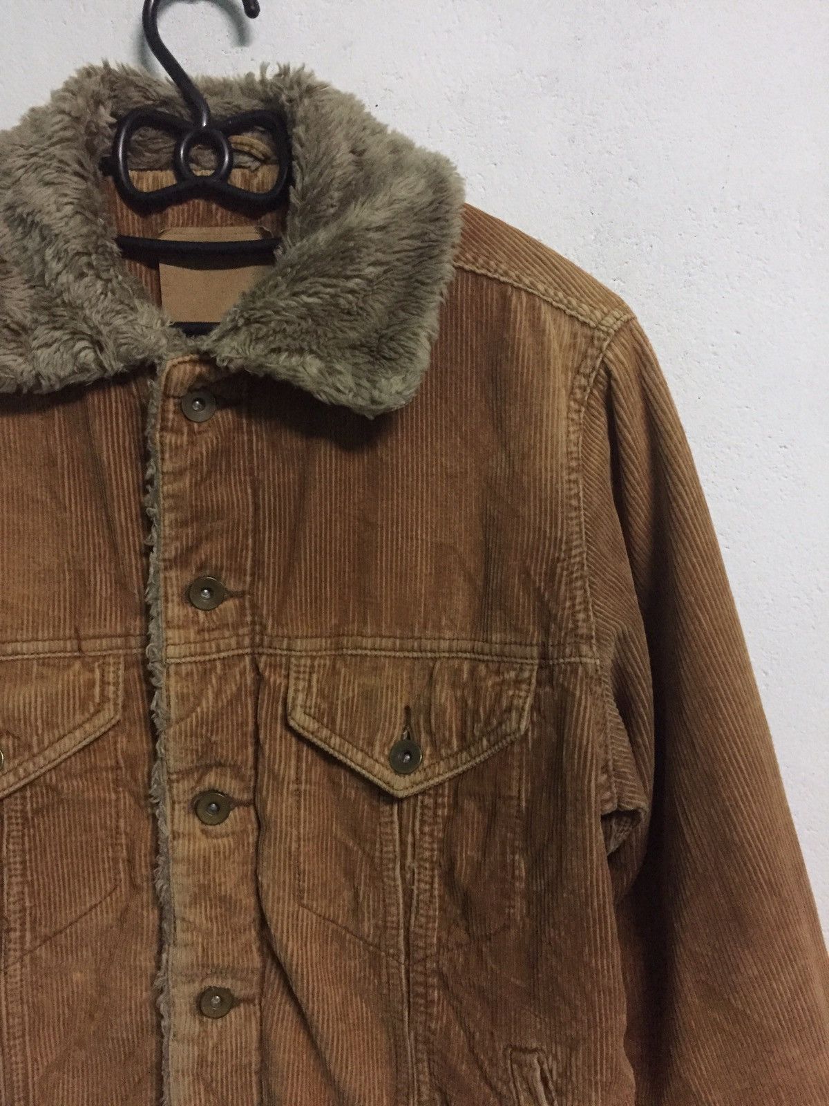 Uniqlo Uniqlo Corduroy Jacket With Fleece Collar Size US M / EU 48-50 / 2 - 2 Thumbnail