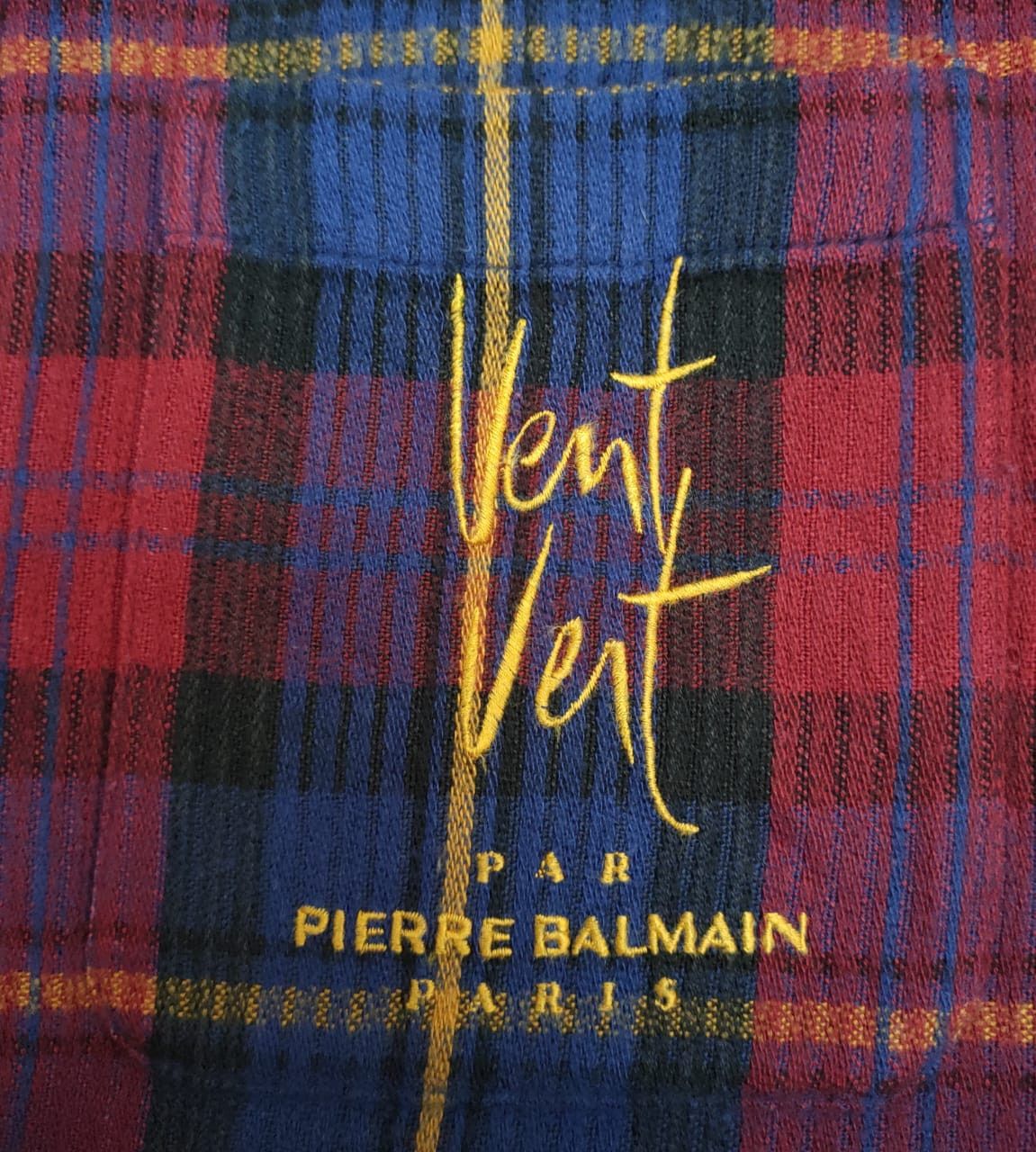 Pierre Balmain Pierre Balmain Pyjama Flannel Shirt Size US XL / EU 56 / 4 - 5 Thumbnail