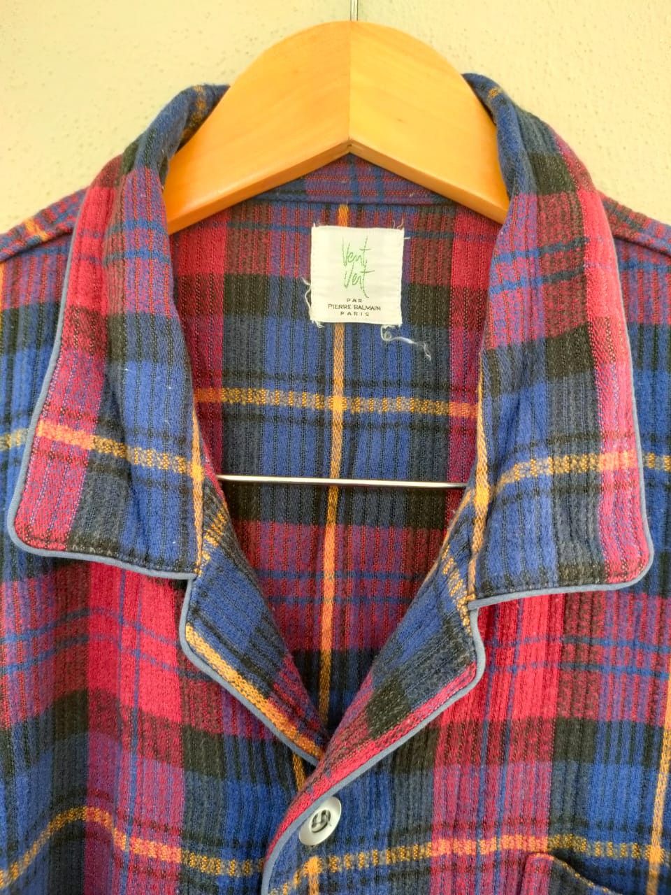 Pierre Balmain Pierre Balmain Pyjama Flannel Shirt Size US XL / EU 56 / 4 - 4 Thumbnail
