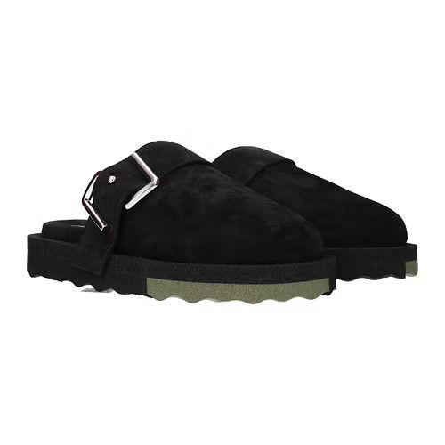 Off-White Slippers in Black & Khaki Size US 10 / EU 43 - 2 Thumbnail