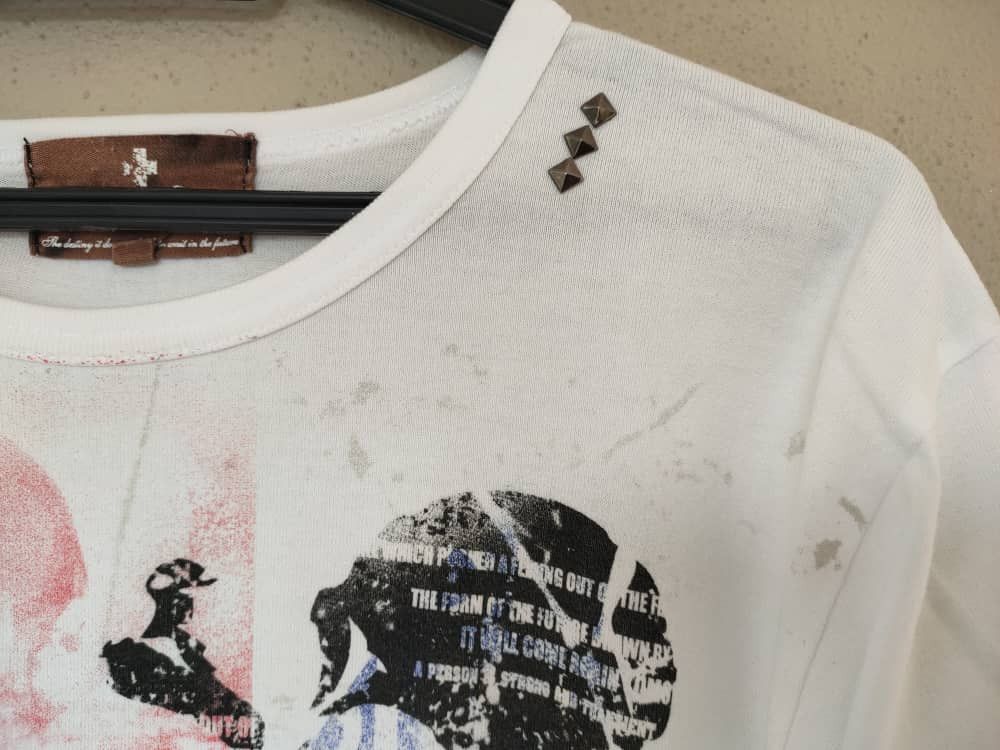 Japanese Brand Bernings SHO Skull T Size US M / EU 48-50 / 2 - 2 Thumbnail