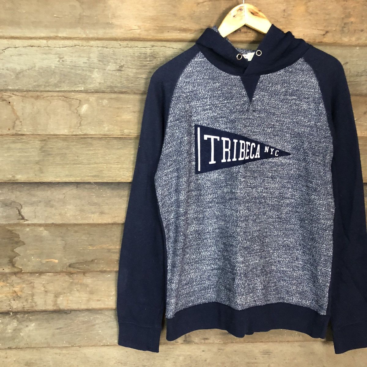 Japanese Brand Back Number Blue Hoodies sweatshirt japan #3713 Size US L / EU 52-54 / 3 - 7 Thumbnail