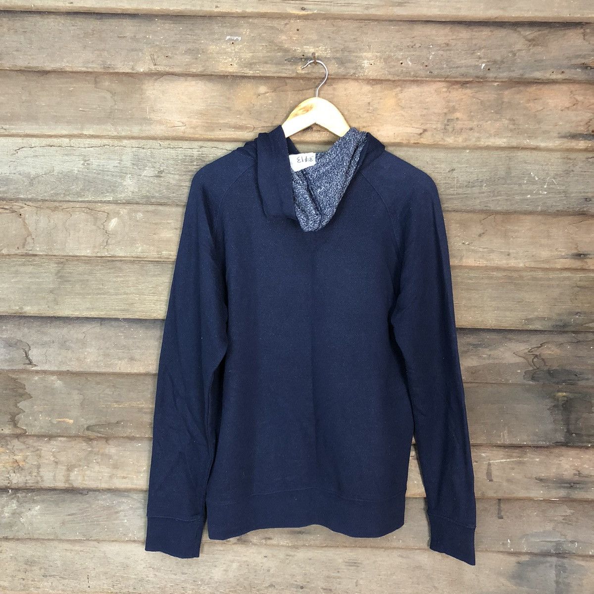 Japanese Brand Back Number Blue Hoodies sweatshirt japan #3713 Size US L / EU 52-54 / 3 - 12 Thumbnail