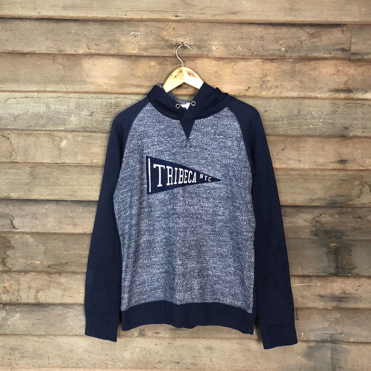 Japanese Brand Back Number Blue Hoodies sweatshirt japan #3713 Size US L / EU 52-54 / 3 - 1 Thumbnail