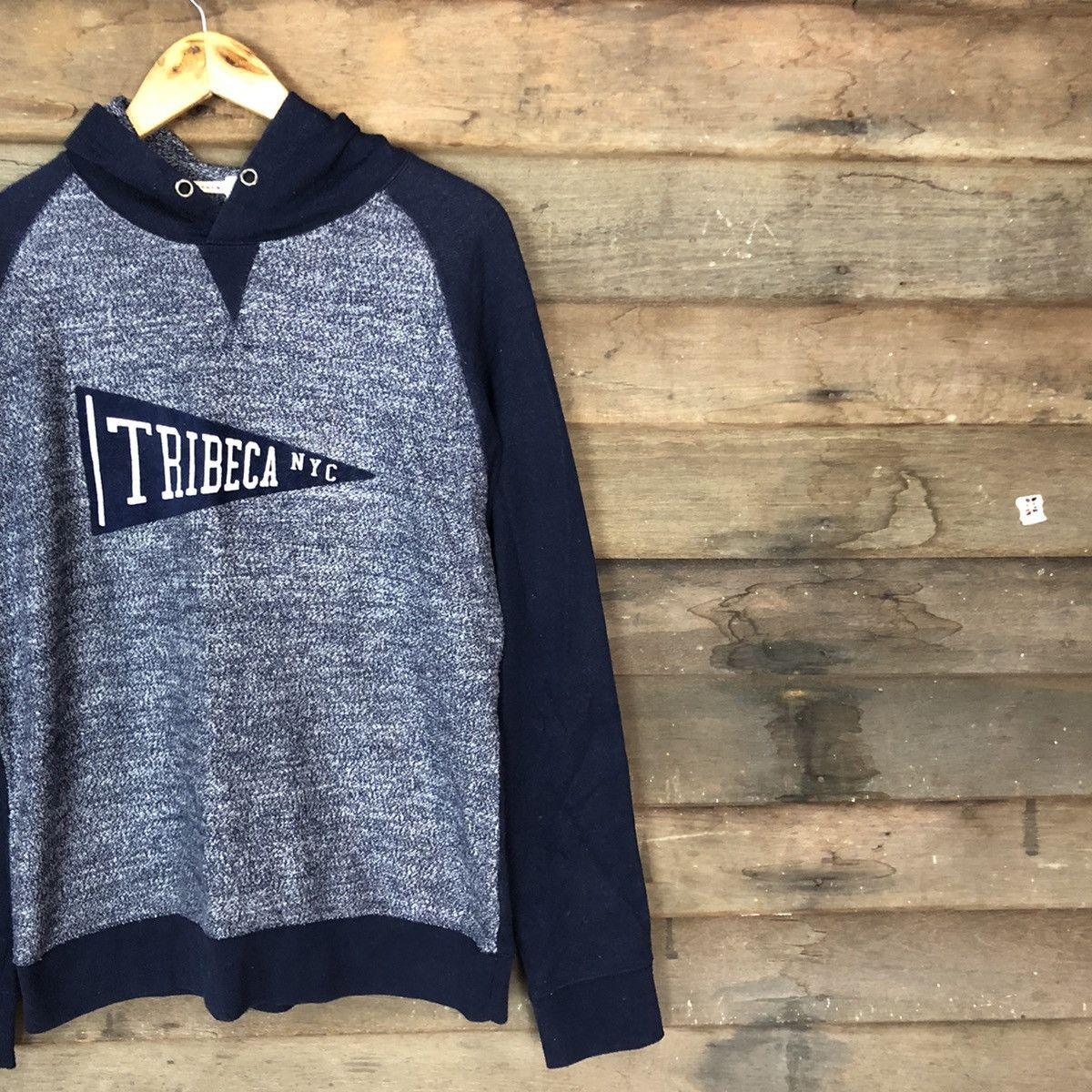 Japanese Brand Back Number Blue Hoodies sweatshirt japan #3713 Size US L / EU 52-54 / 3 - 5 Thumbnail